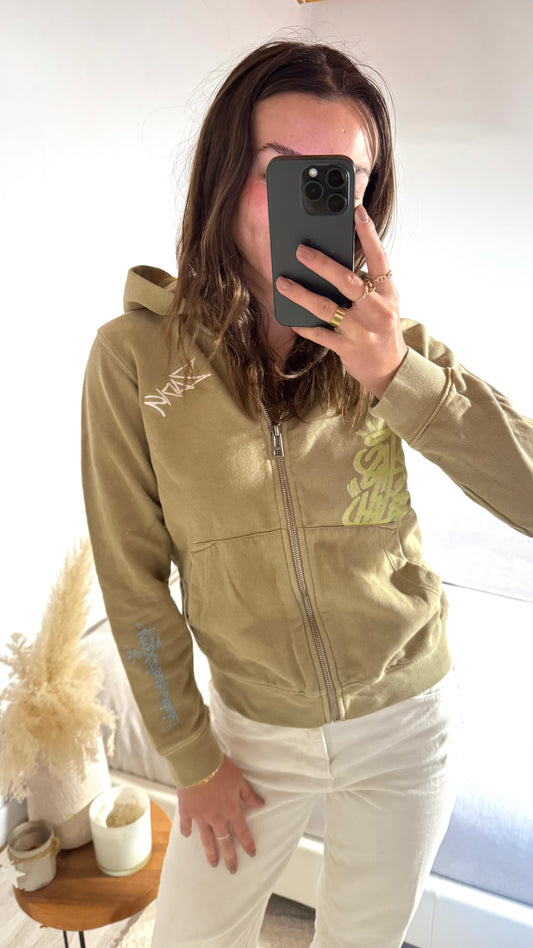 Veste à capuche kaki Zadig & Voltaire - XS
