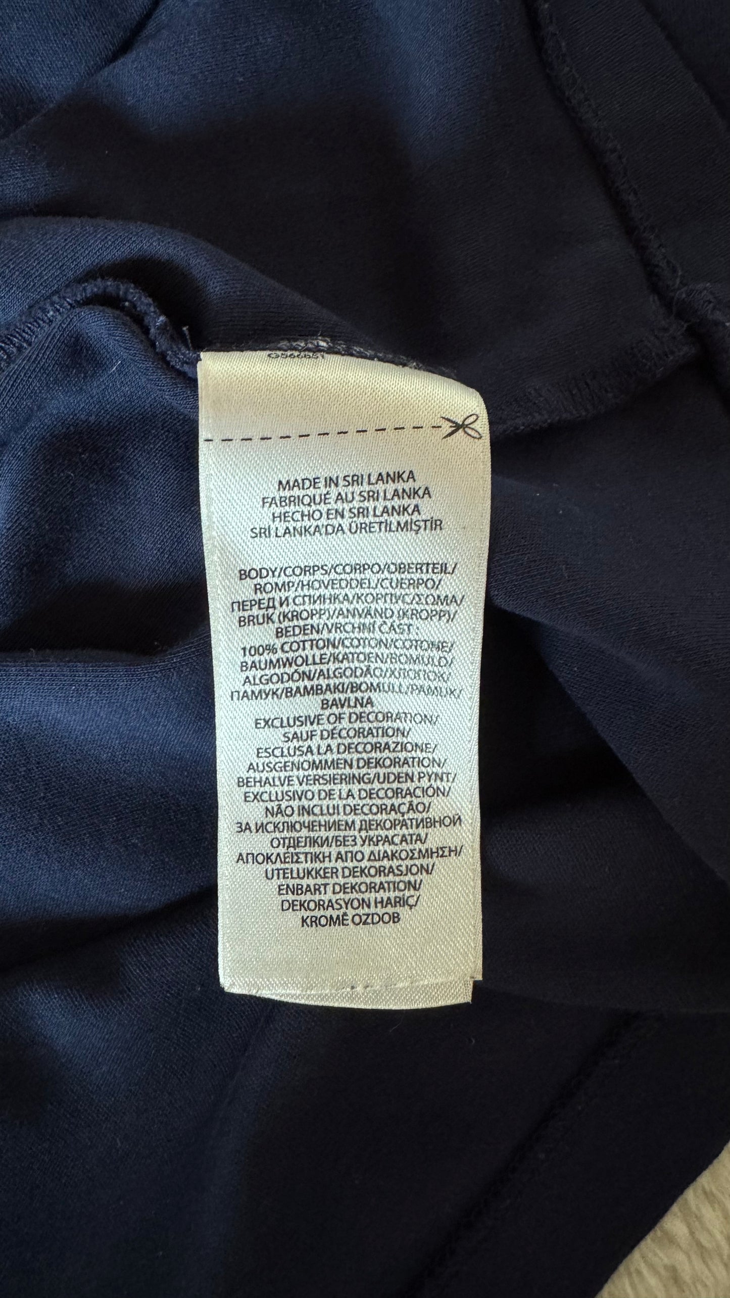 T-shirt bleu marine Ralph Lauren - M