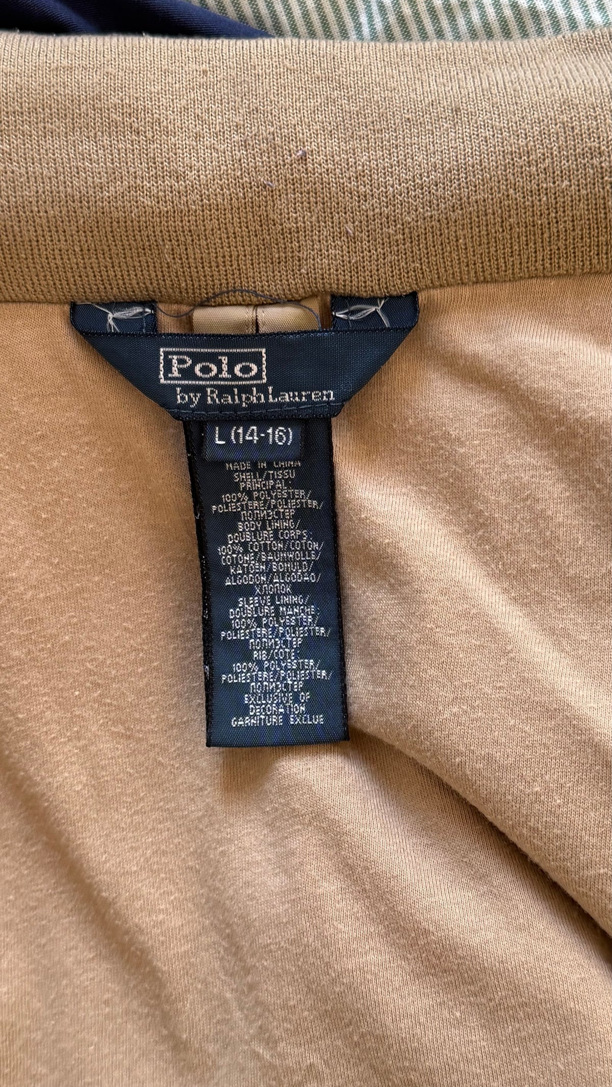 Veste d’extérieure beige Ralph Lauren - S
