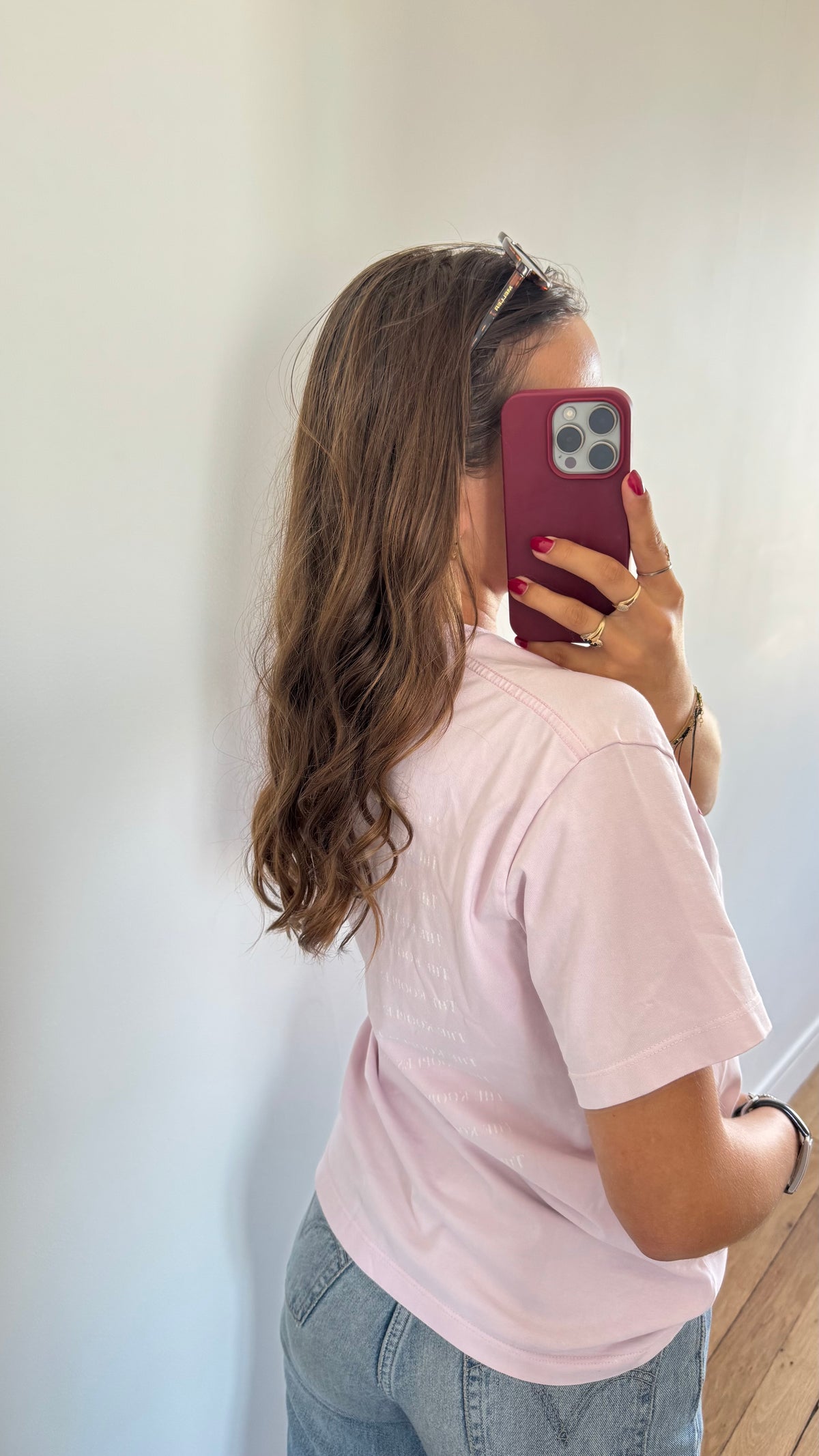 T-shirt rose pastel The Kooples - M