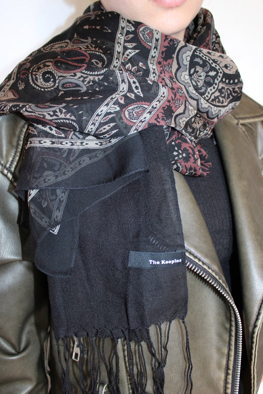 Foulard soie et cachemire The Kooples