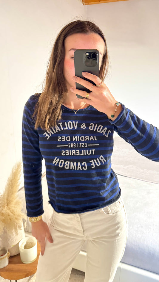 T-shirt manche longue rayé Zadig & Voltaire - XS