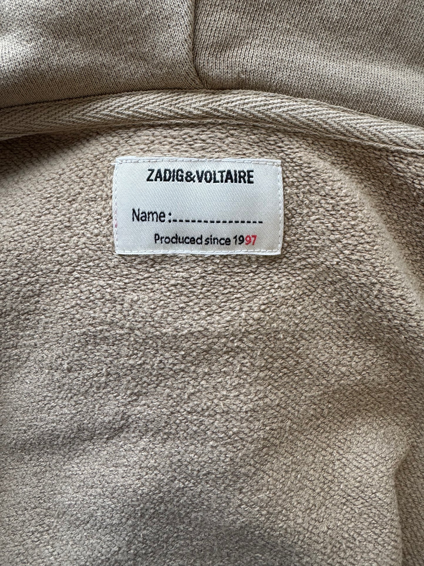 Veste à capuche kaki Zadig & Voltaire - XS