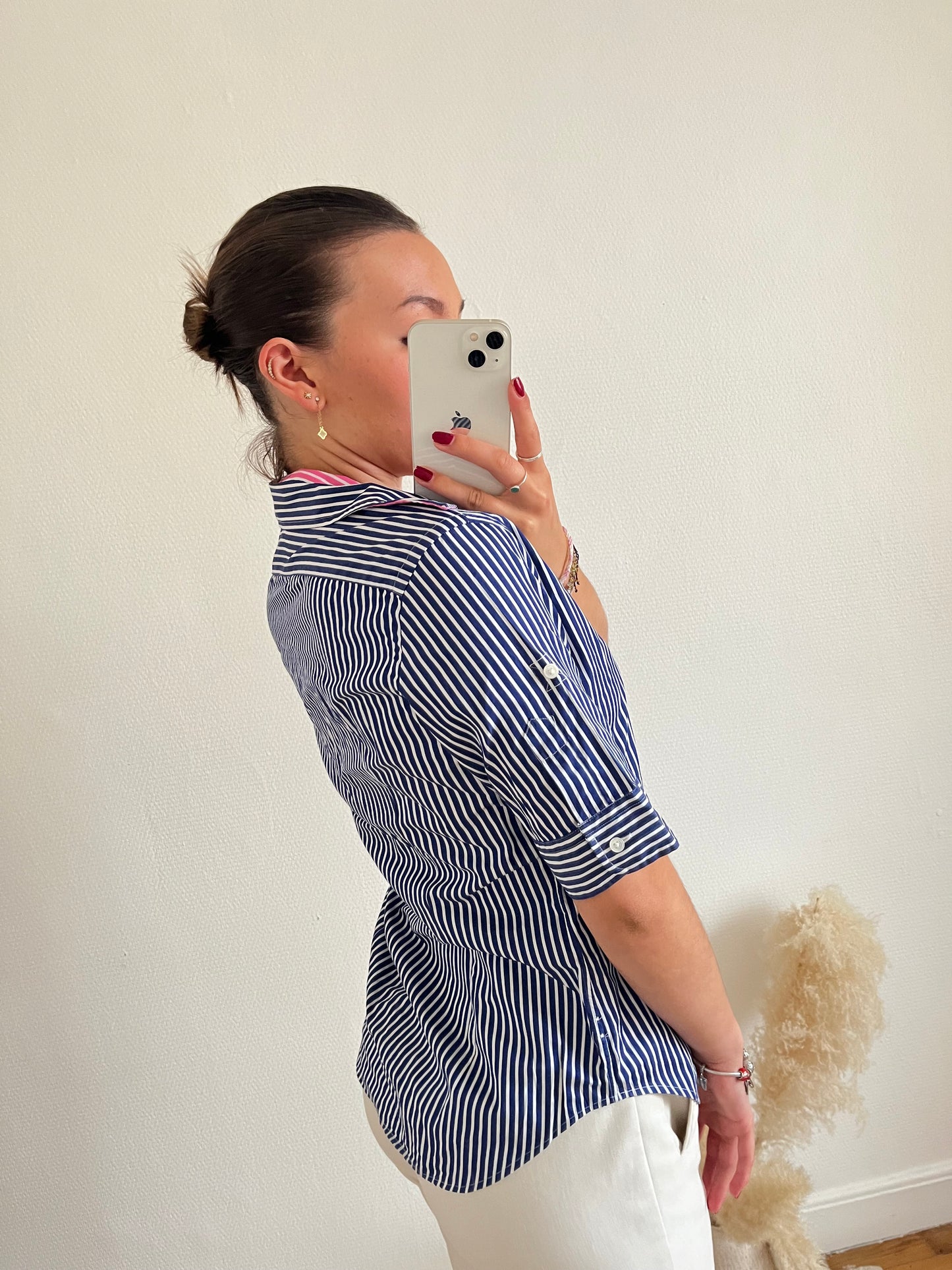Chemise rayée manches courtes Ralph Lauren - S