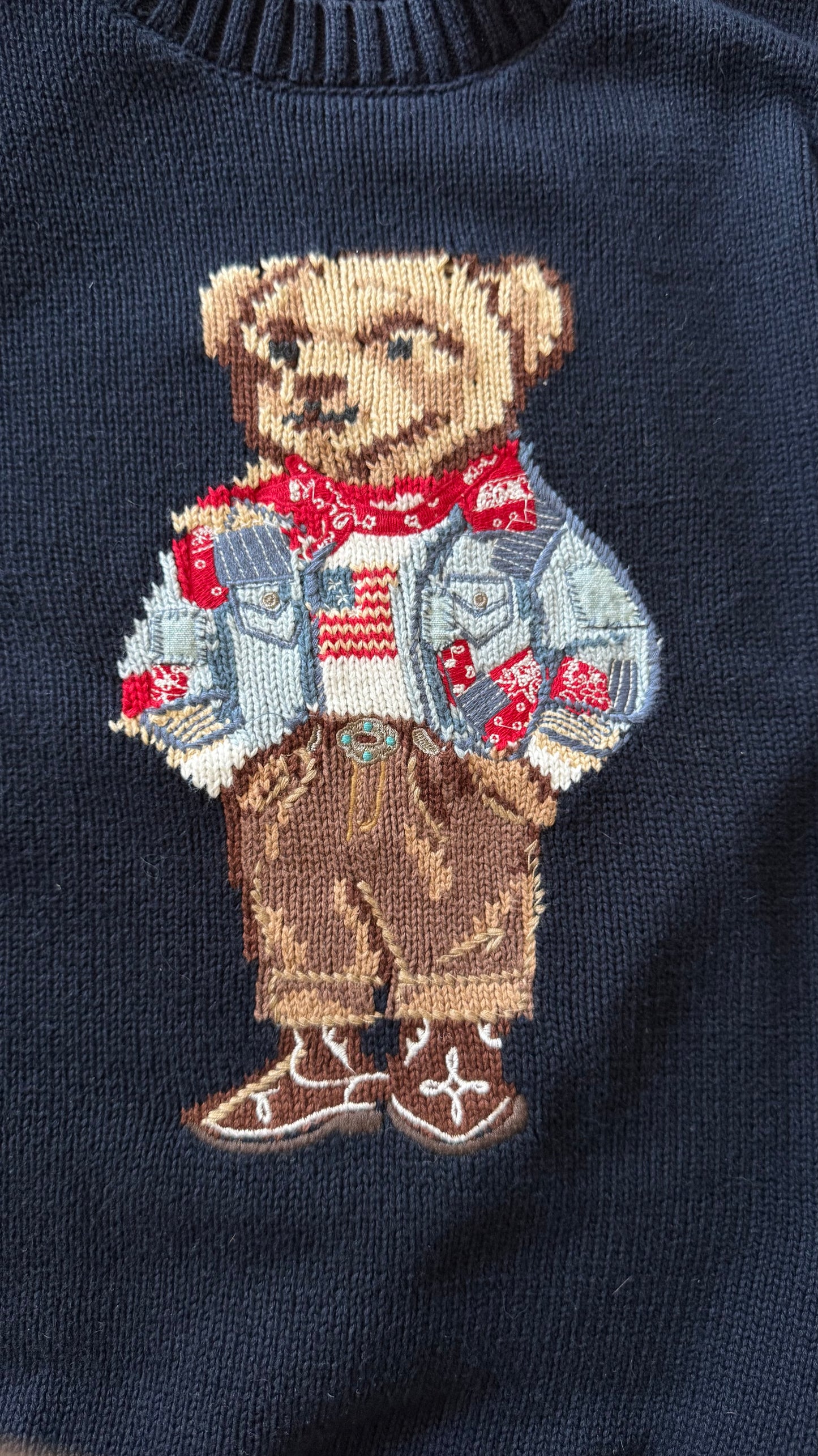 Pull rare nounours Ralph Lauren - M