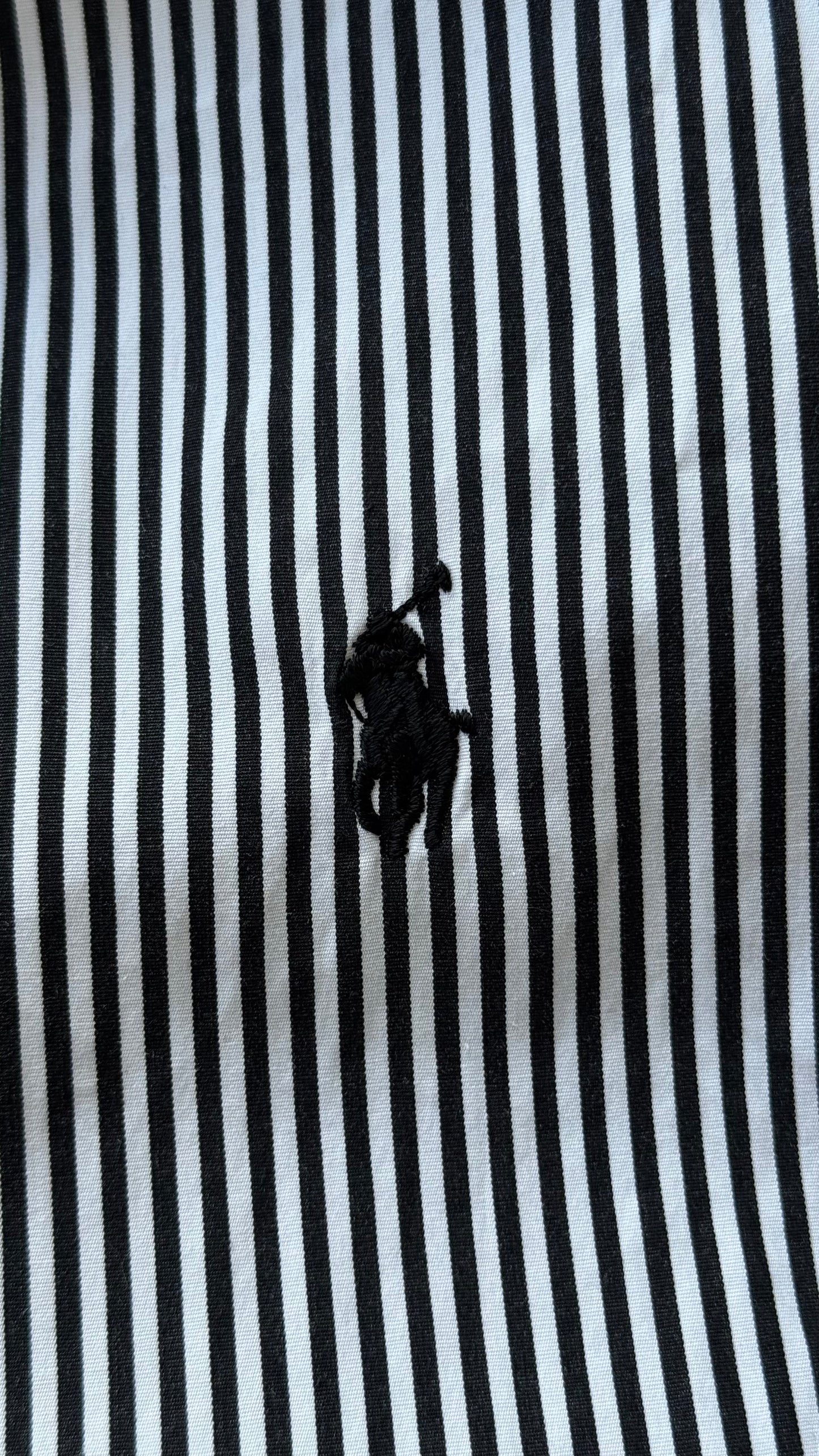 Chemise rayée noire Ralph Lauren - XS homme / M femme