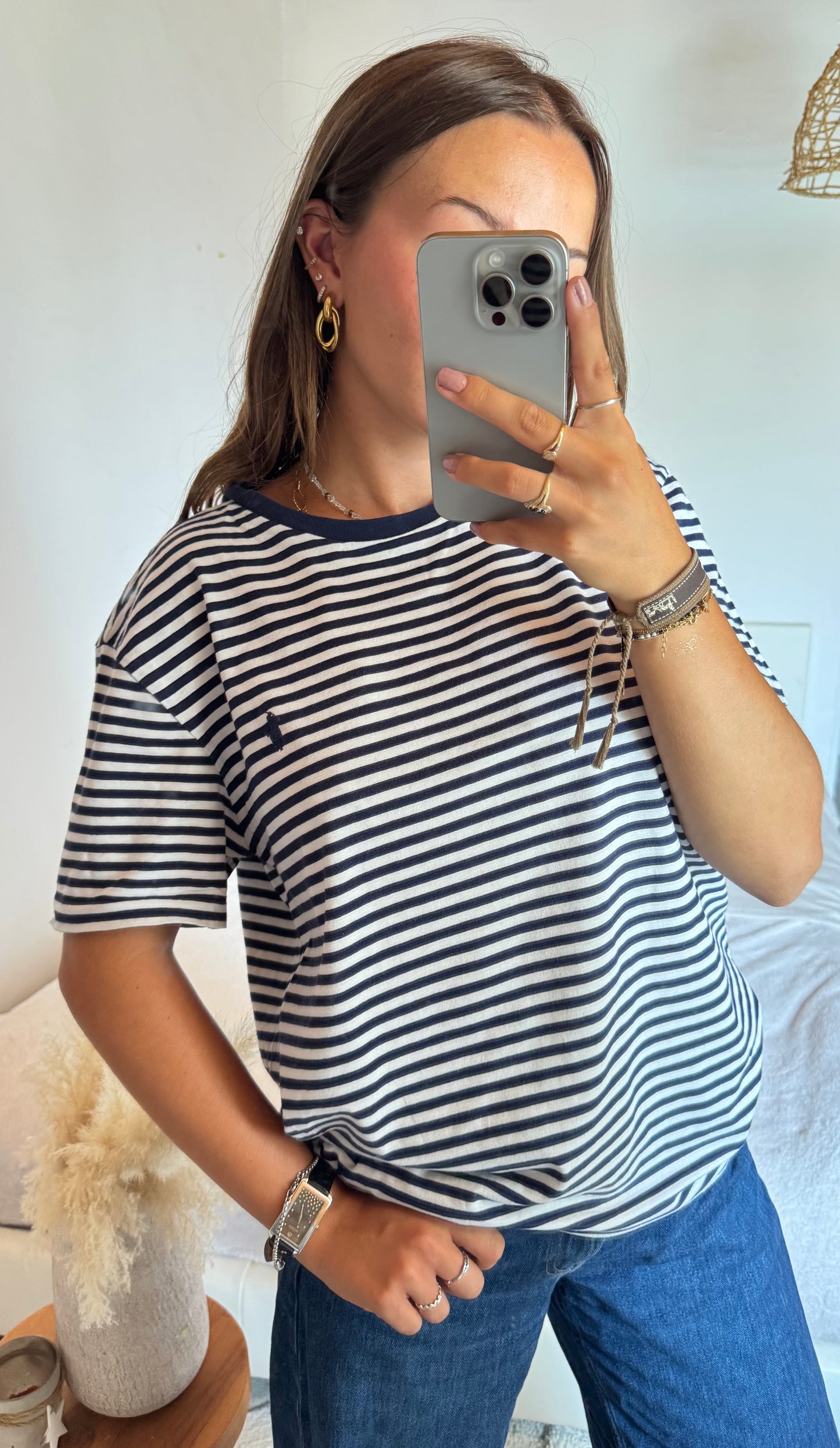 T-shirt marinière Ralph Lauren - S homme - M/L femme