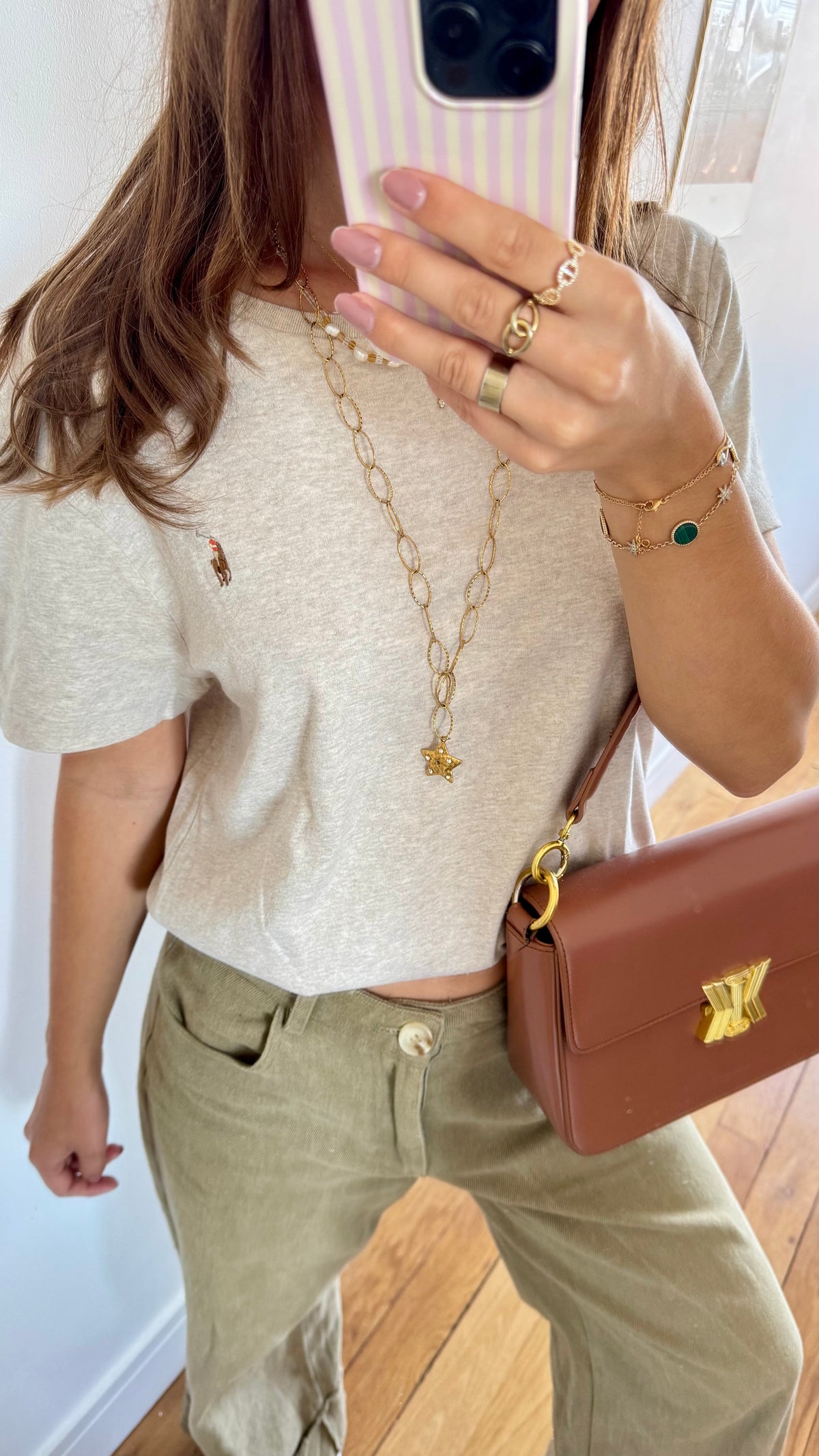 T-shirt beige Ralph Lauren - S et M