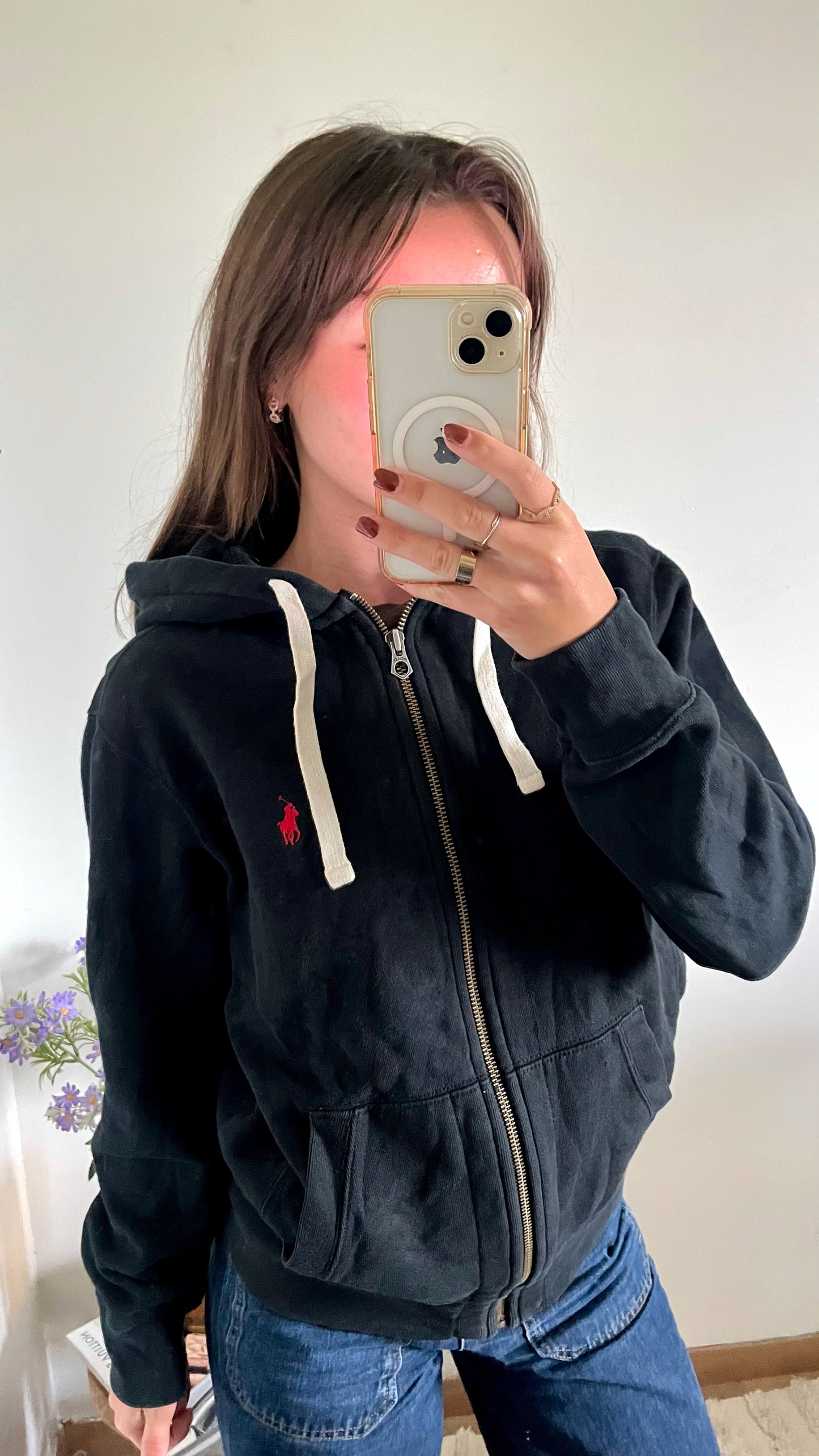 Veste à capuche noire Ralph Lauren - S homme / M femme