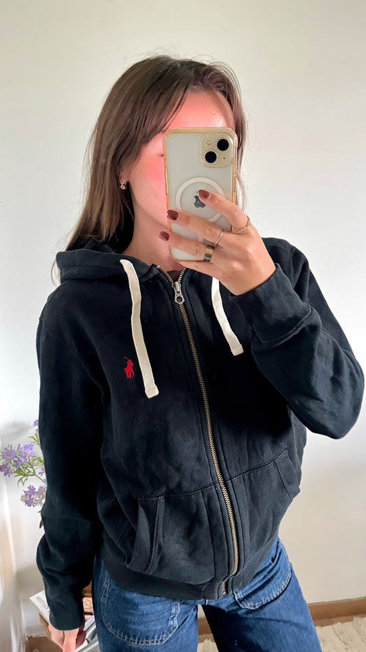 Veste à capuche noire Ralph Lauren - S homme / M femme