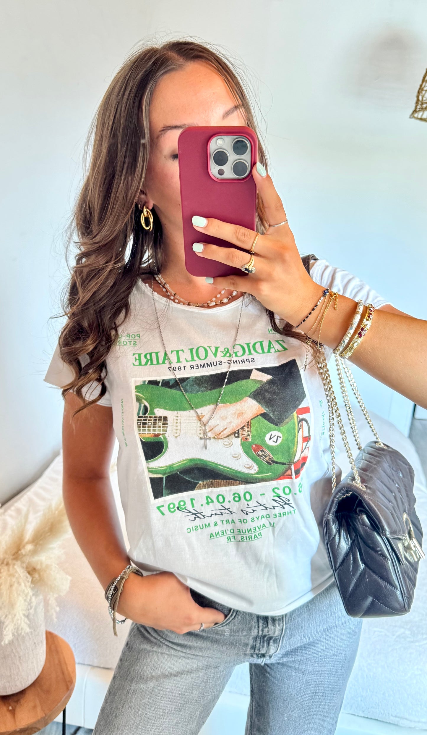 T-shirt blanc Zadig & Voltaire - S