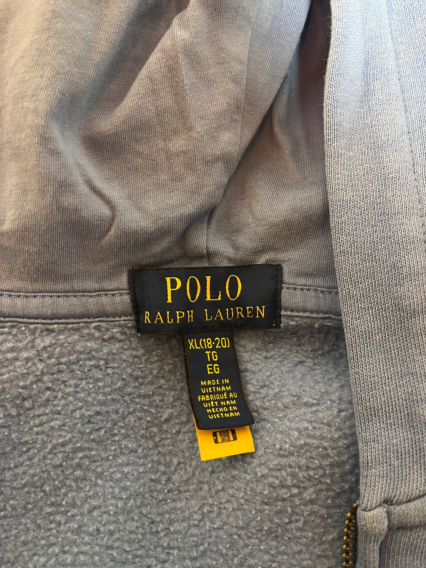 Veste a capuche baby blue Ralph Lauren - M