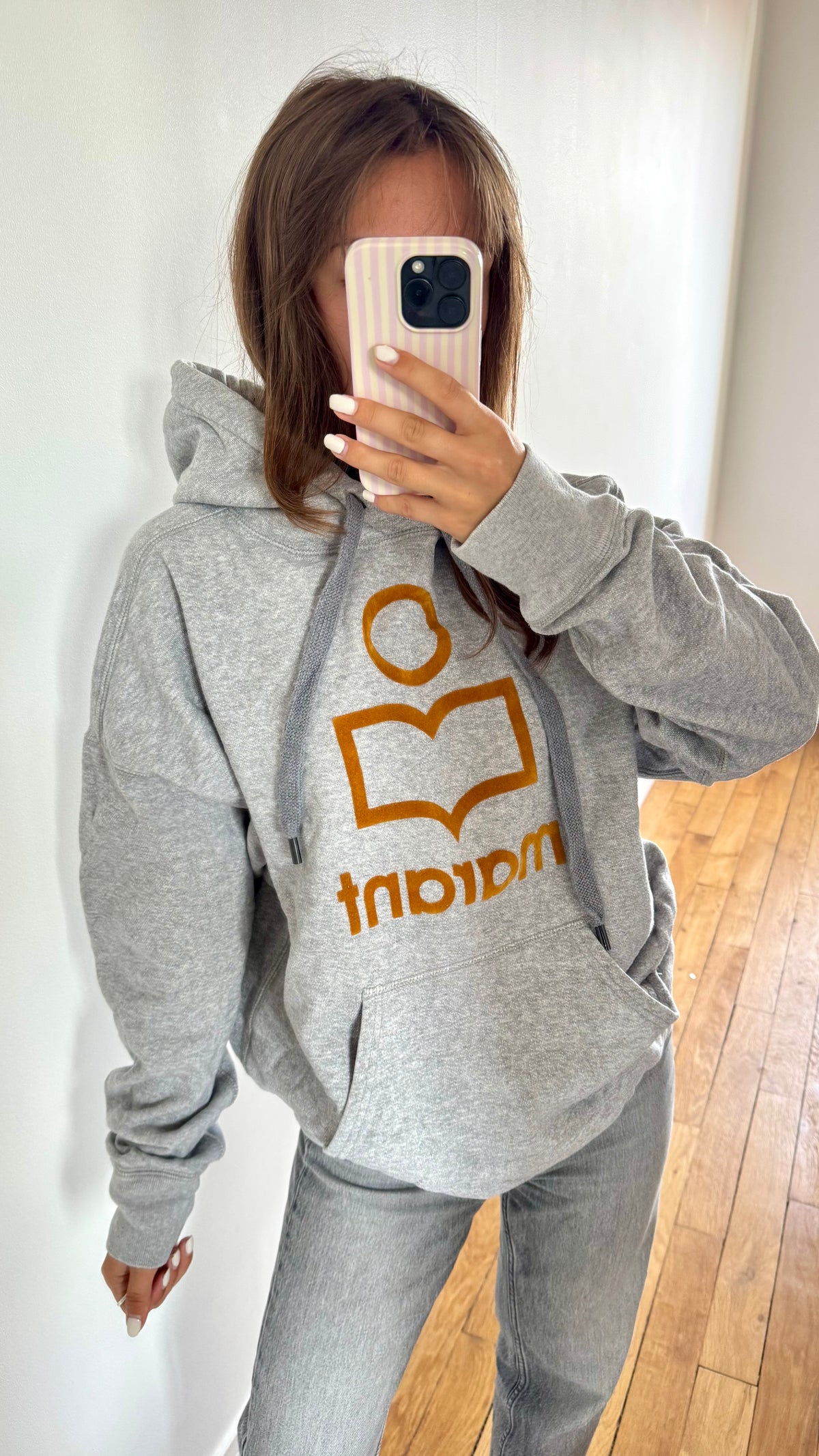 Sweat à capuche gris Isabel Marant - M/L