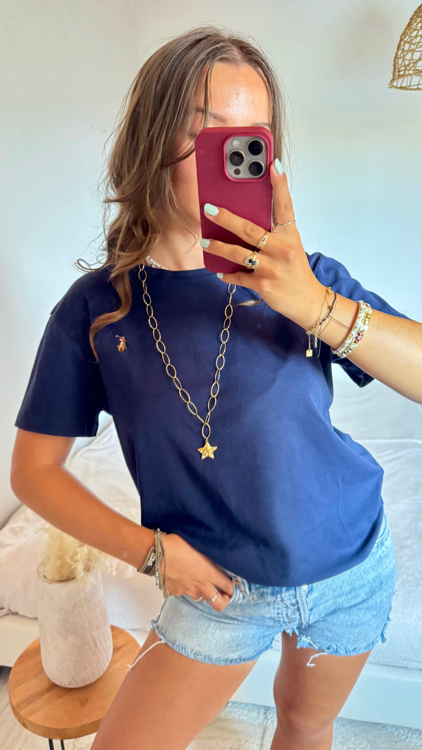 T-shirt bleu marine Ralph Lauren - M
