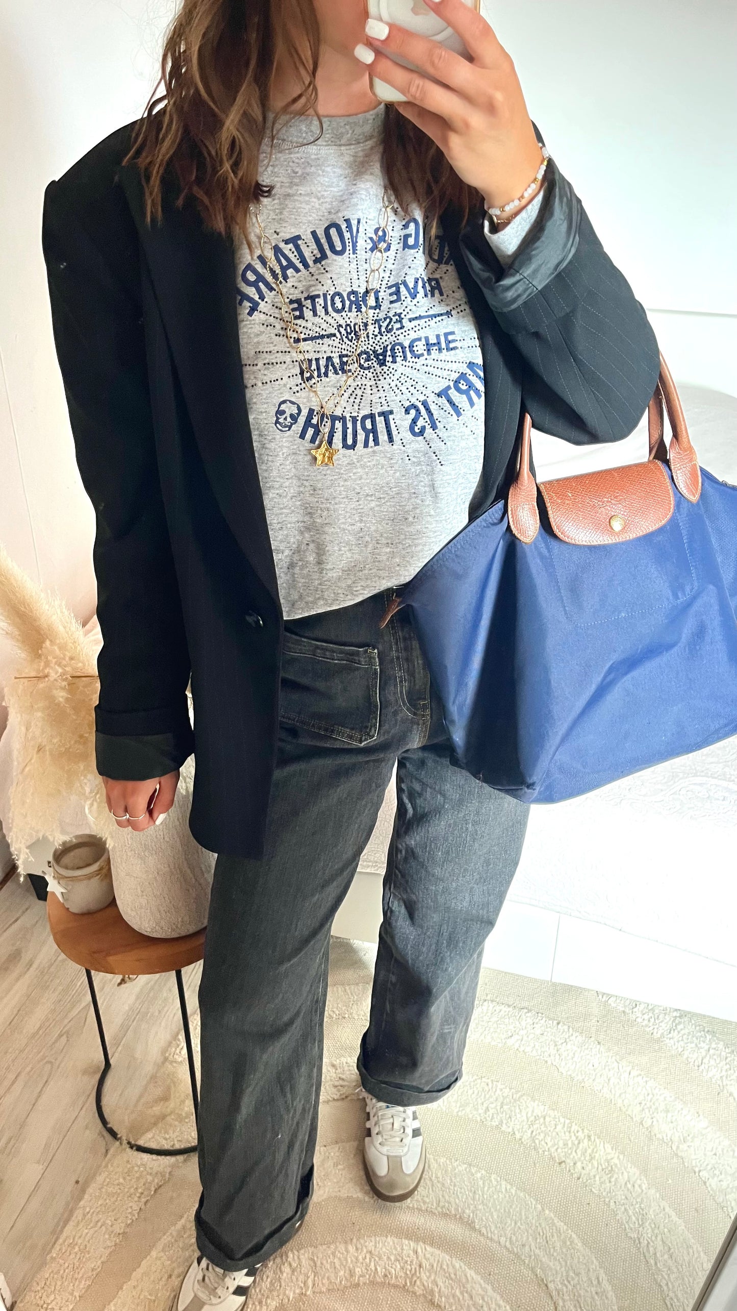 Pull gris chiné Zadig & Voltaire - S