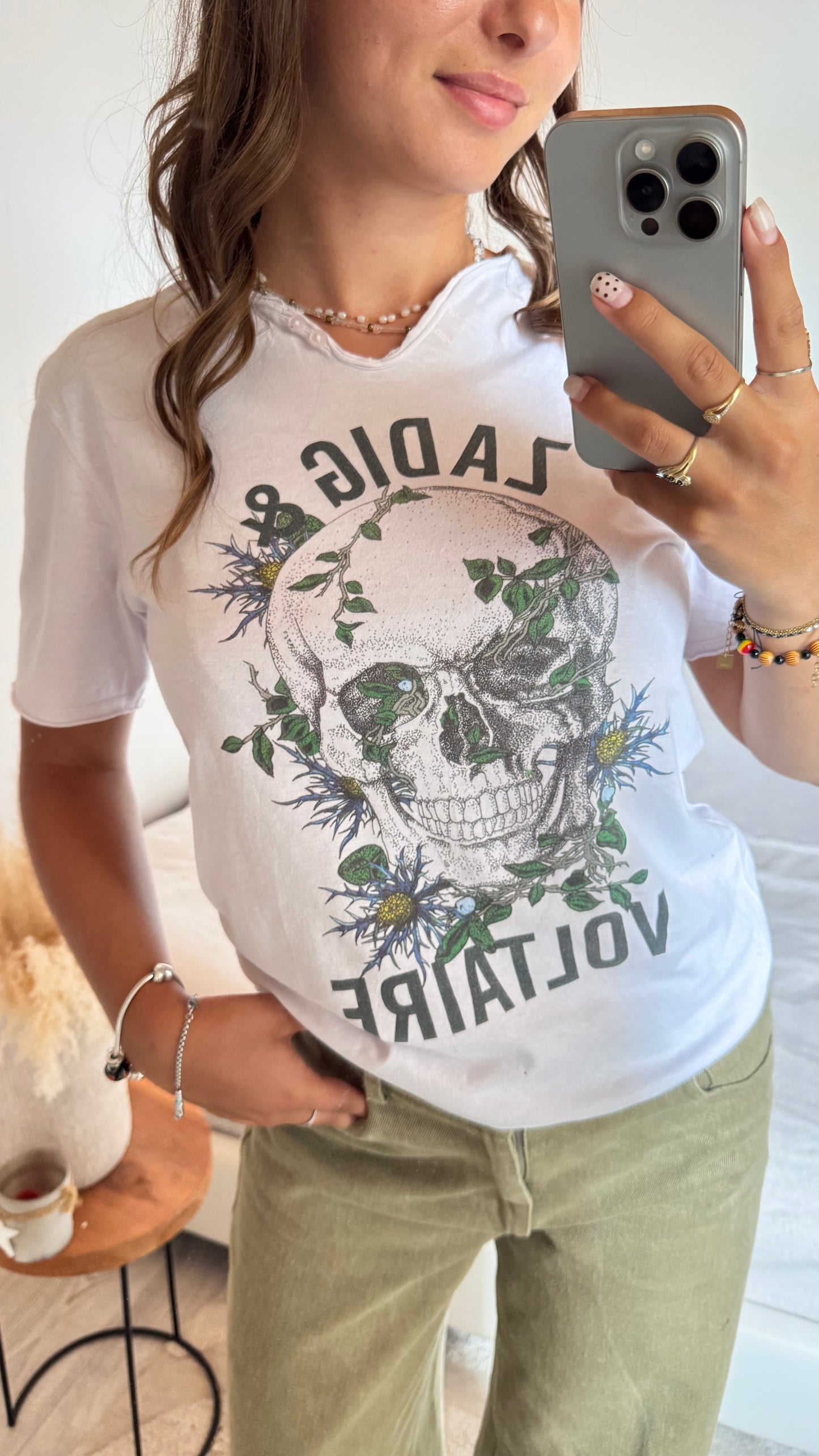 T-shirt blanc Zadig & Voltaire - S