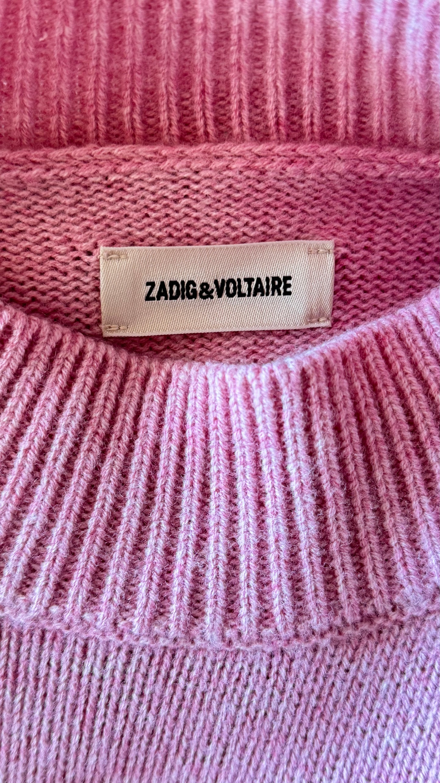 Pull en laine rose Zadig & Voltaire - S