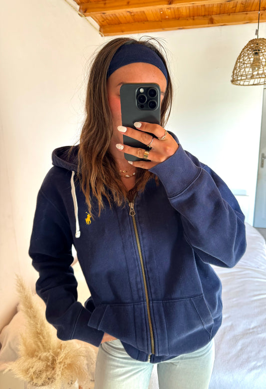 Veste à capuche bleu marine Ralph Lauren - XS homme / S femme