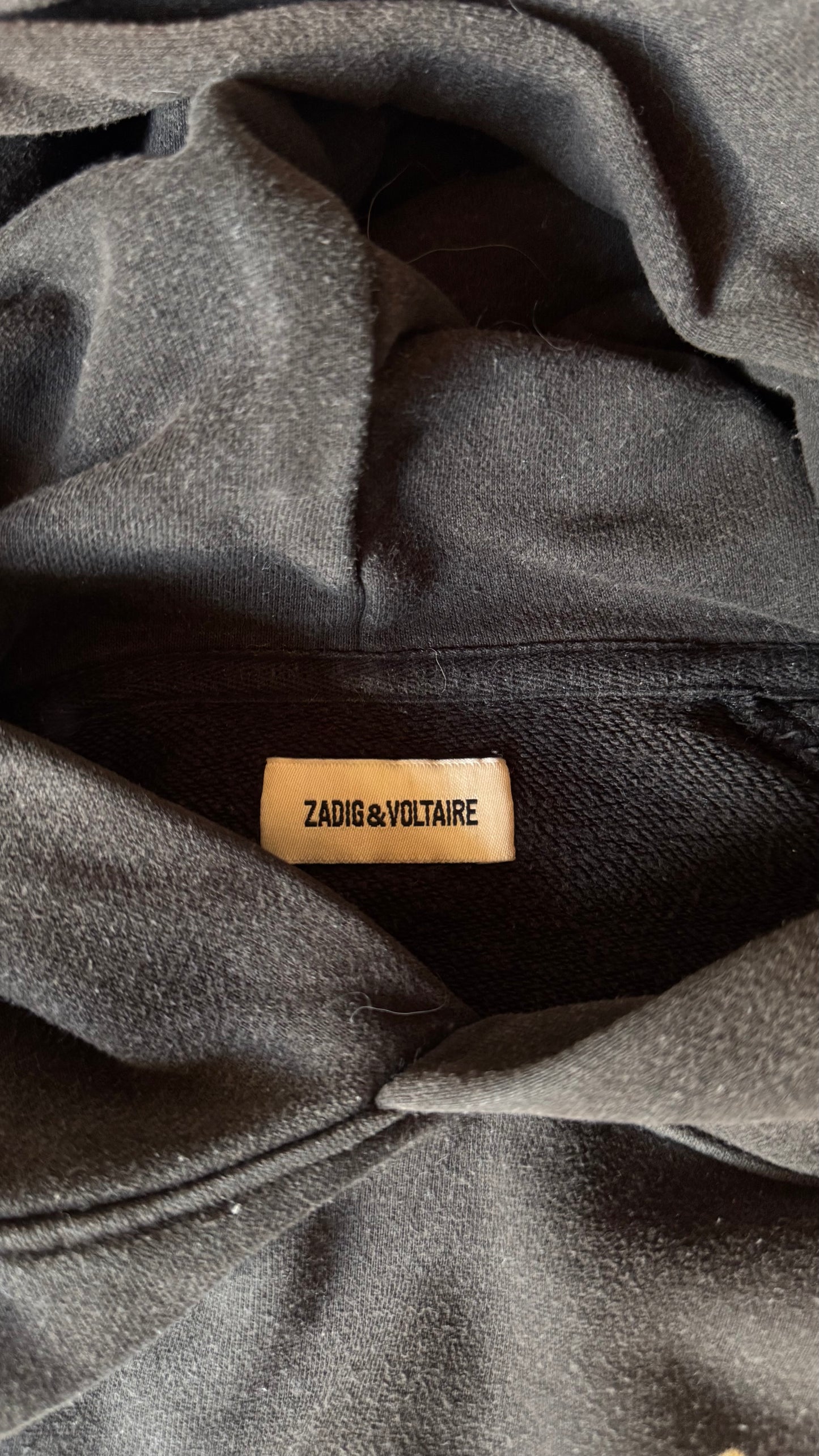 Sweat à capuche noir Zadig & Voltaire - M