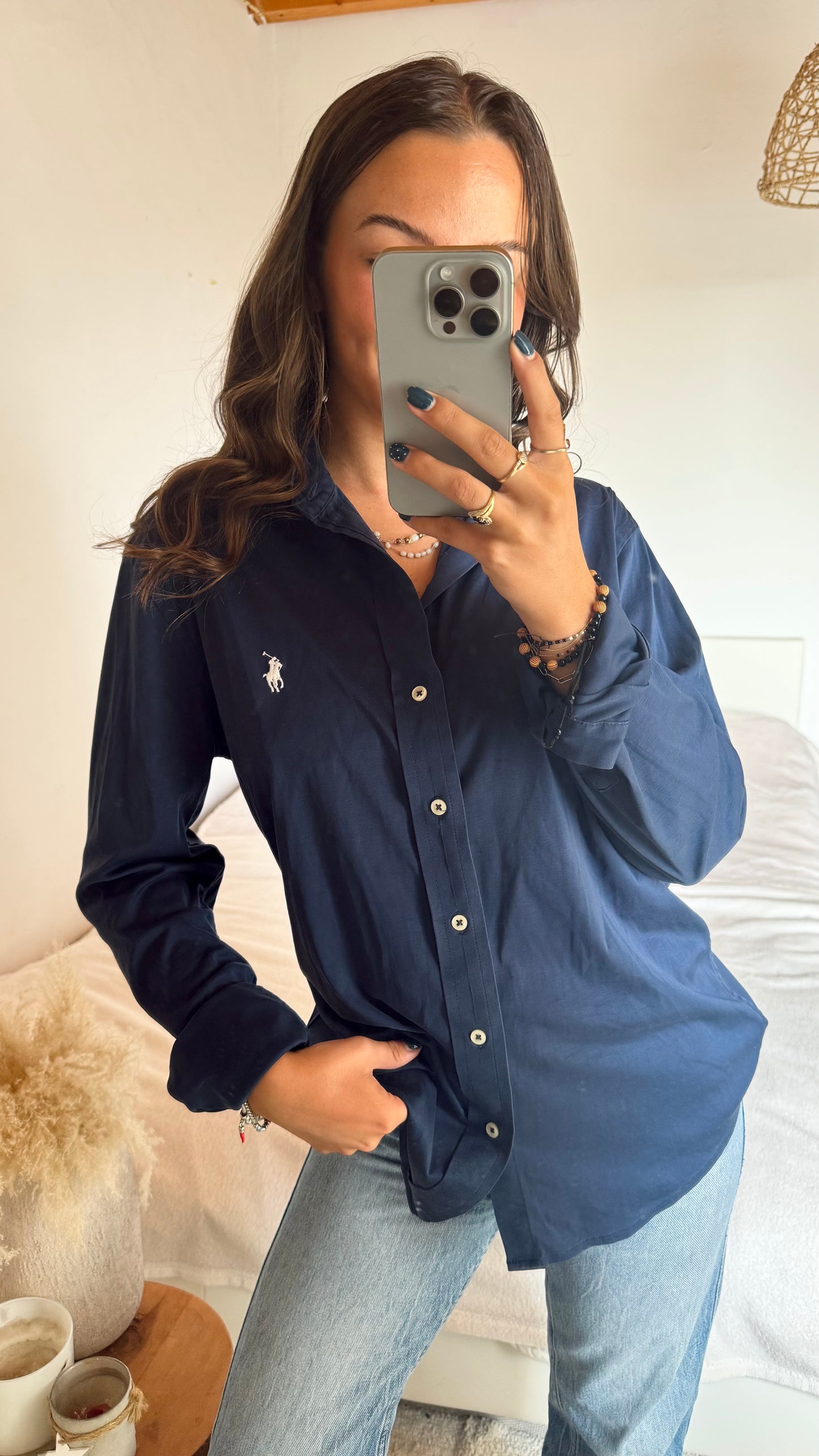 Chemise bleu marine Ralph Lauren - M