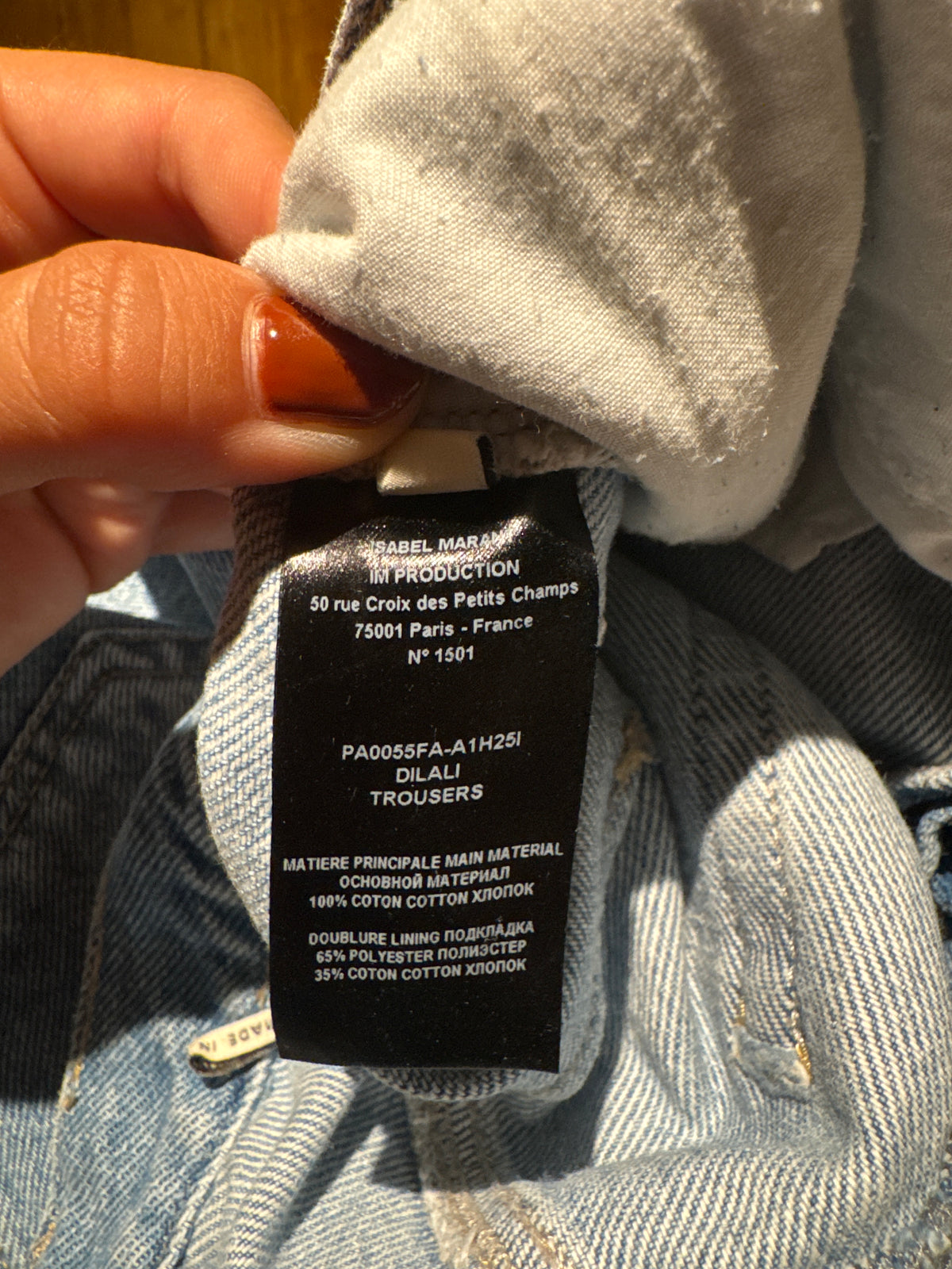 Jean bleu Isabel Marant - 36