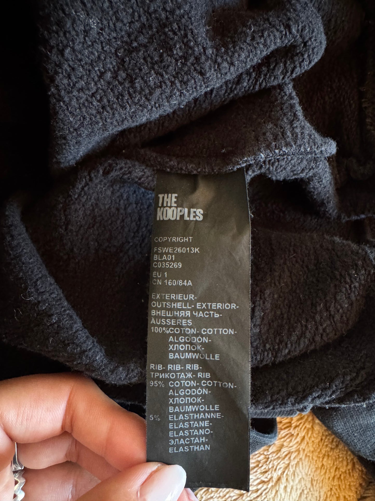 Sweat à capuche strass The Kooples - S