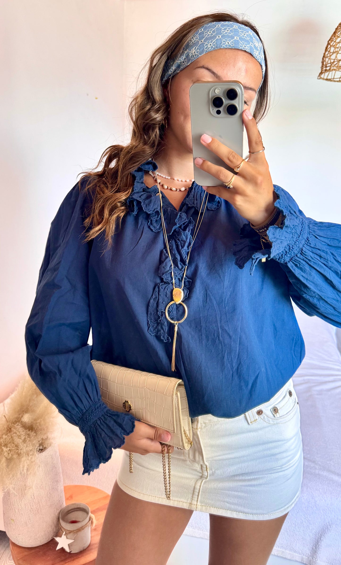 Blouse bleu marine Gérard Darel - S