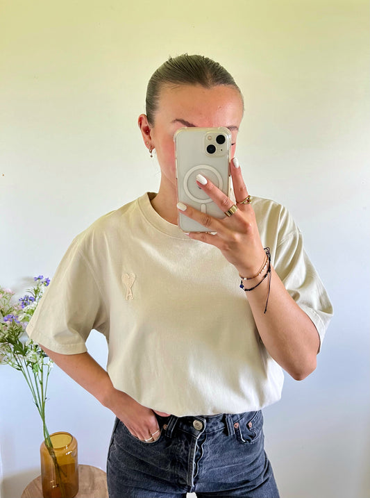 T-shirt beige Ami Paris - S/M
