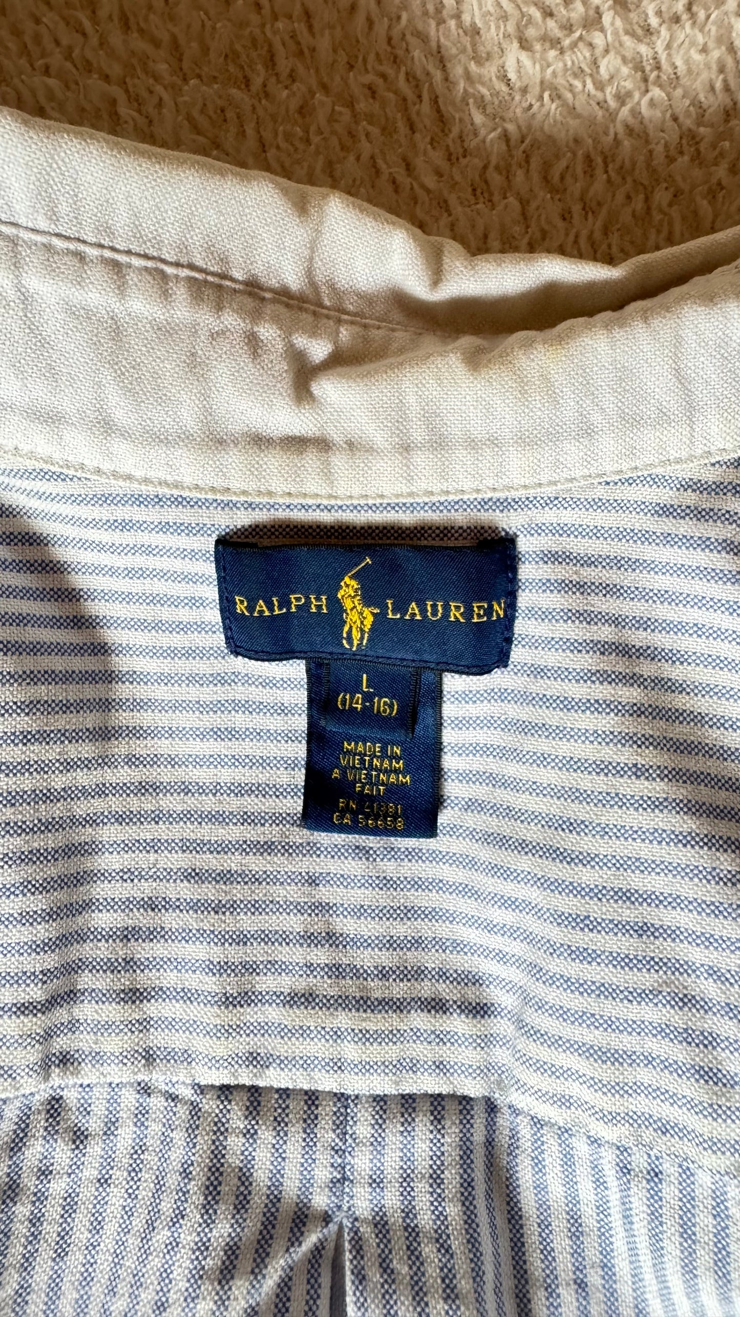 Chemise rayée Ralph Lauren - S