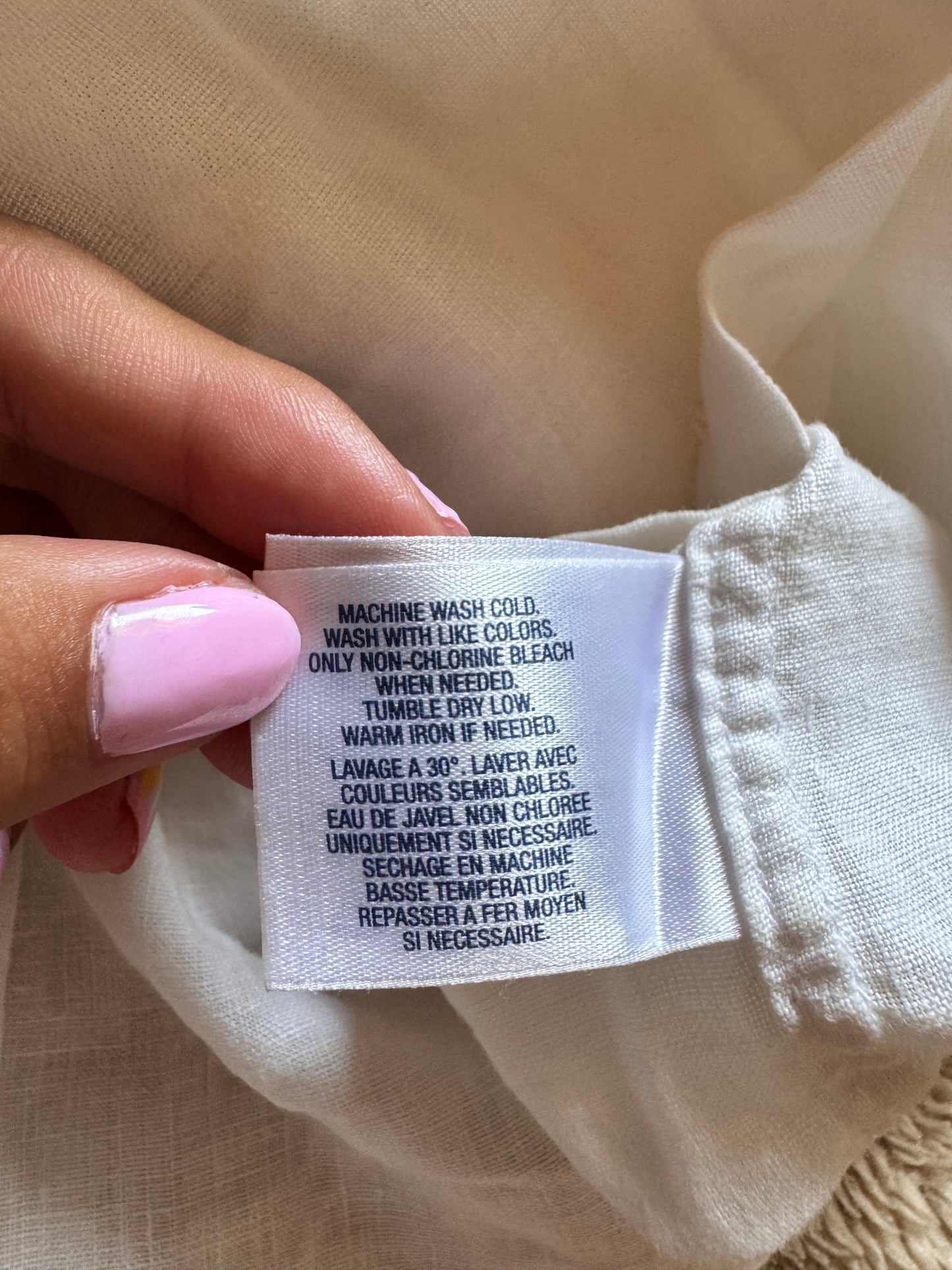 Chemise blanche en lin Ralph Lauren - S