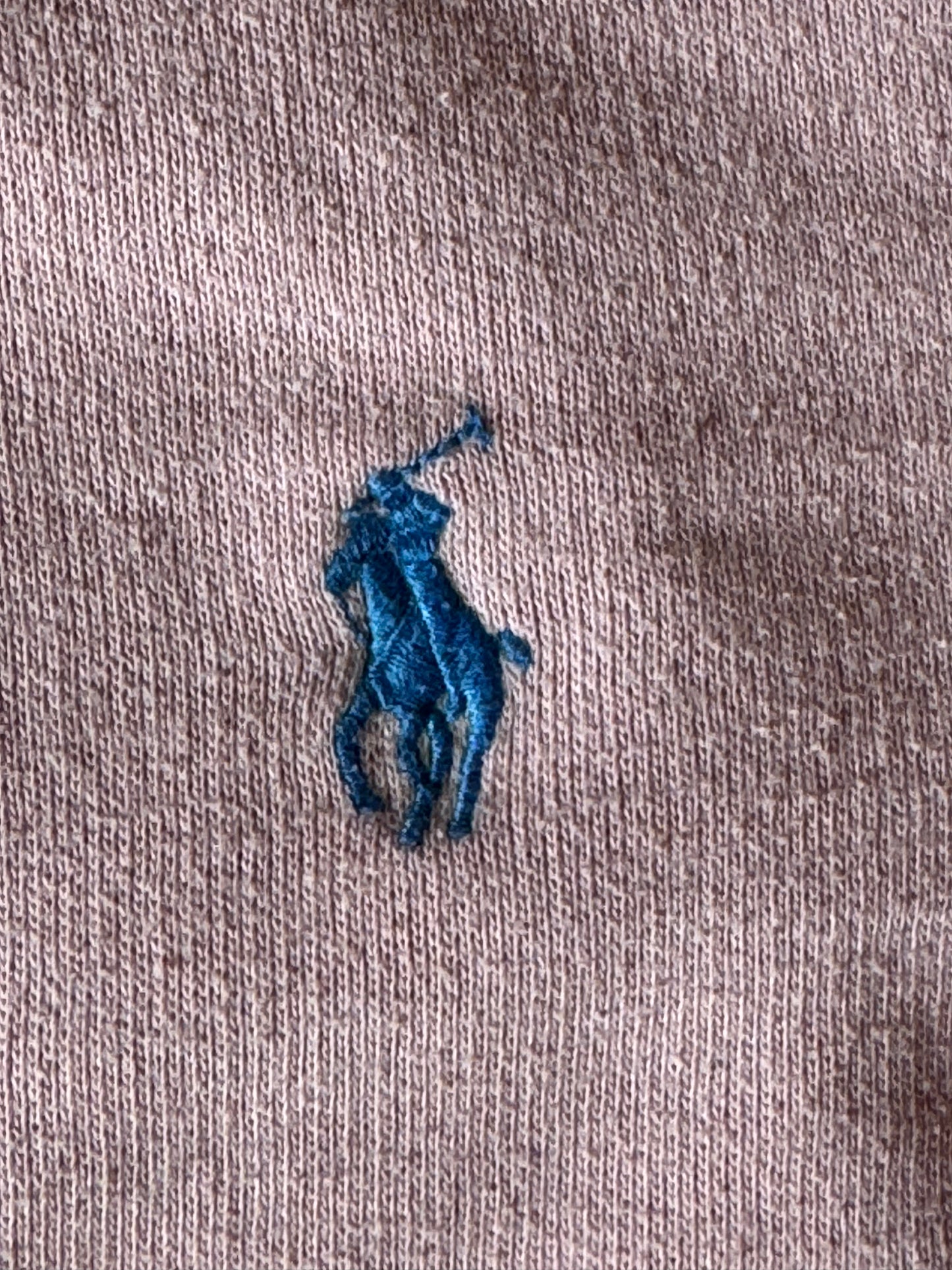 Sweat col rond rose pastel Ralph Lauren - XS