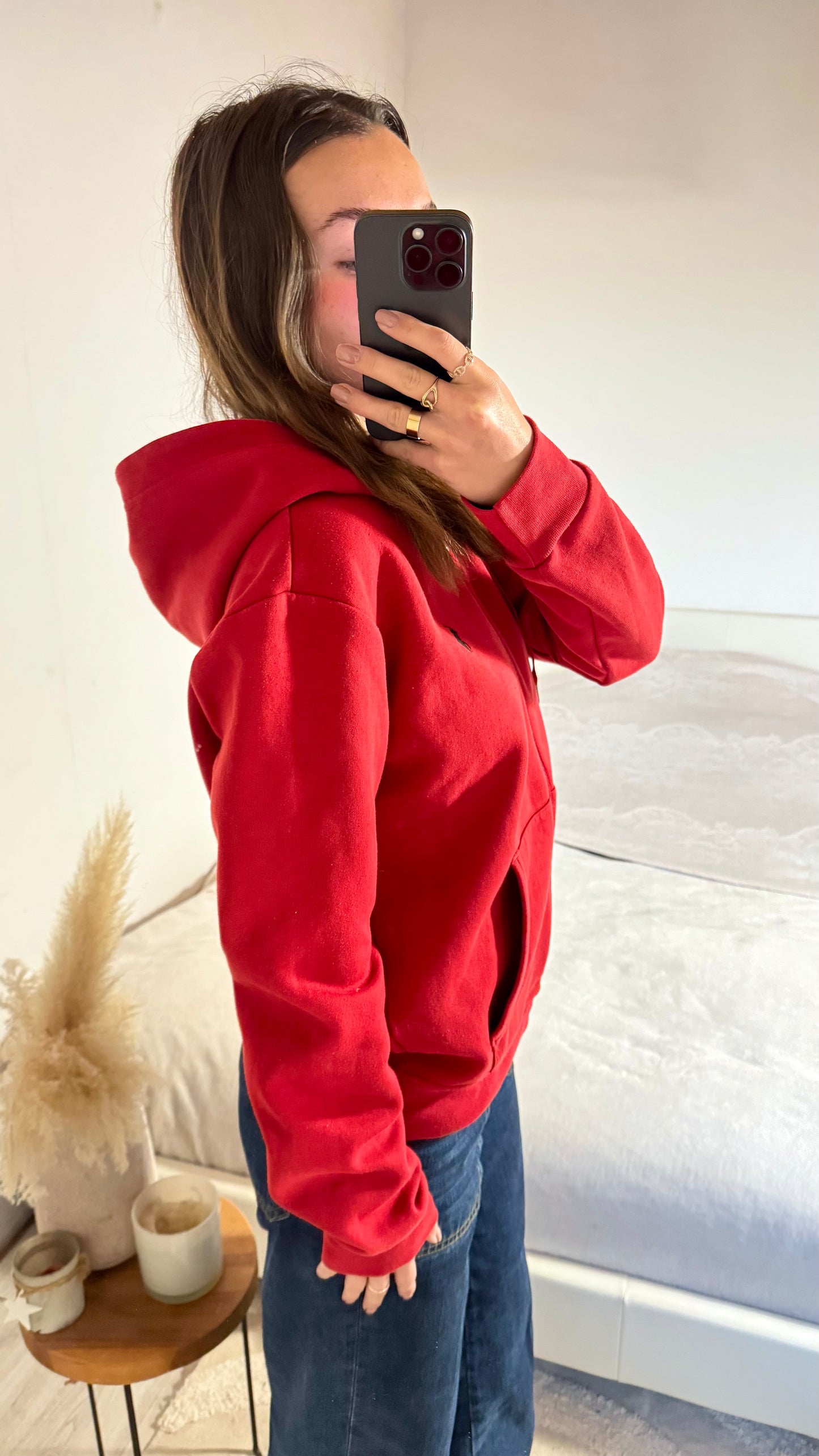 Veste à capuche rouge Ralph Lauren - S homme / M femme