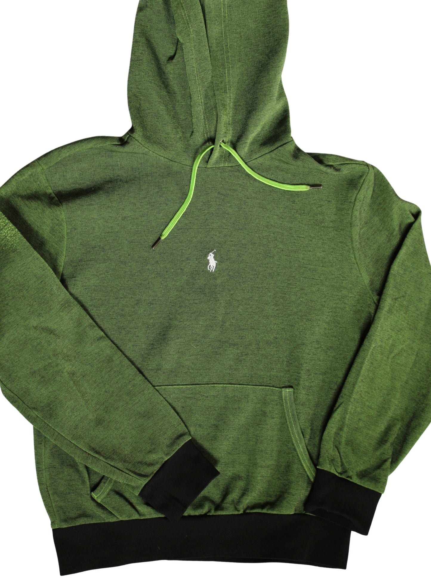 Sweat à capuche vert - S