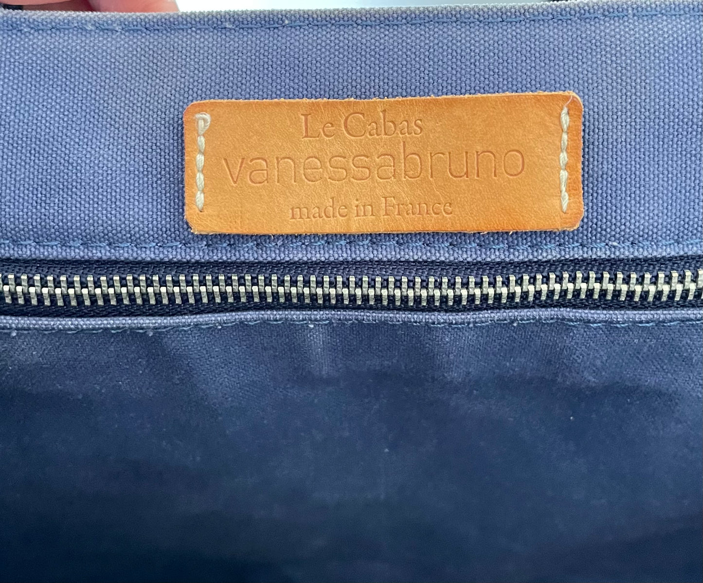 Sac cabas bleu marine Vanessa Bruno