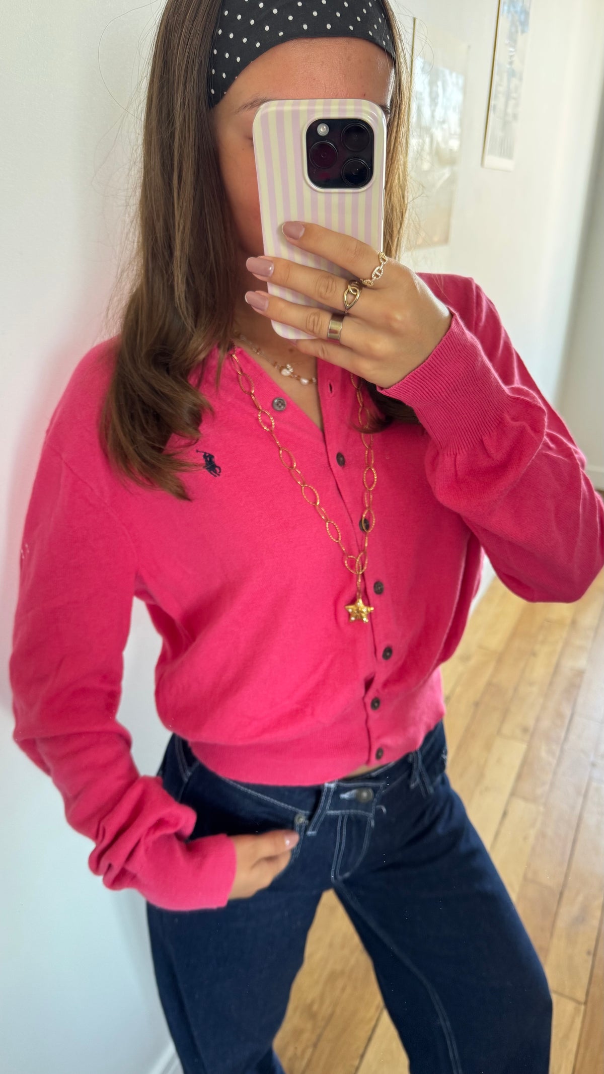 Gilet fuchsia Ralph Lauren - M