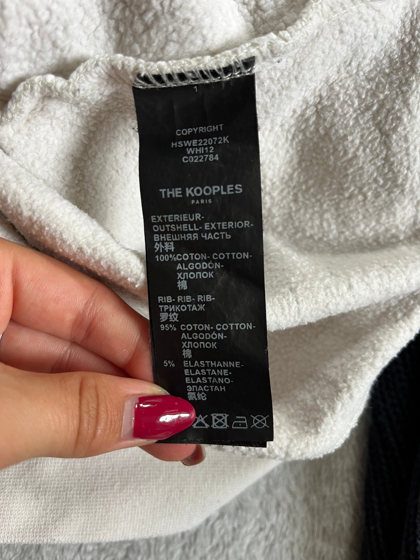 Sweat blanc The Kooples - M/L