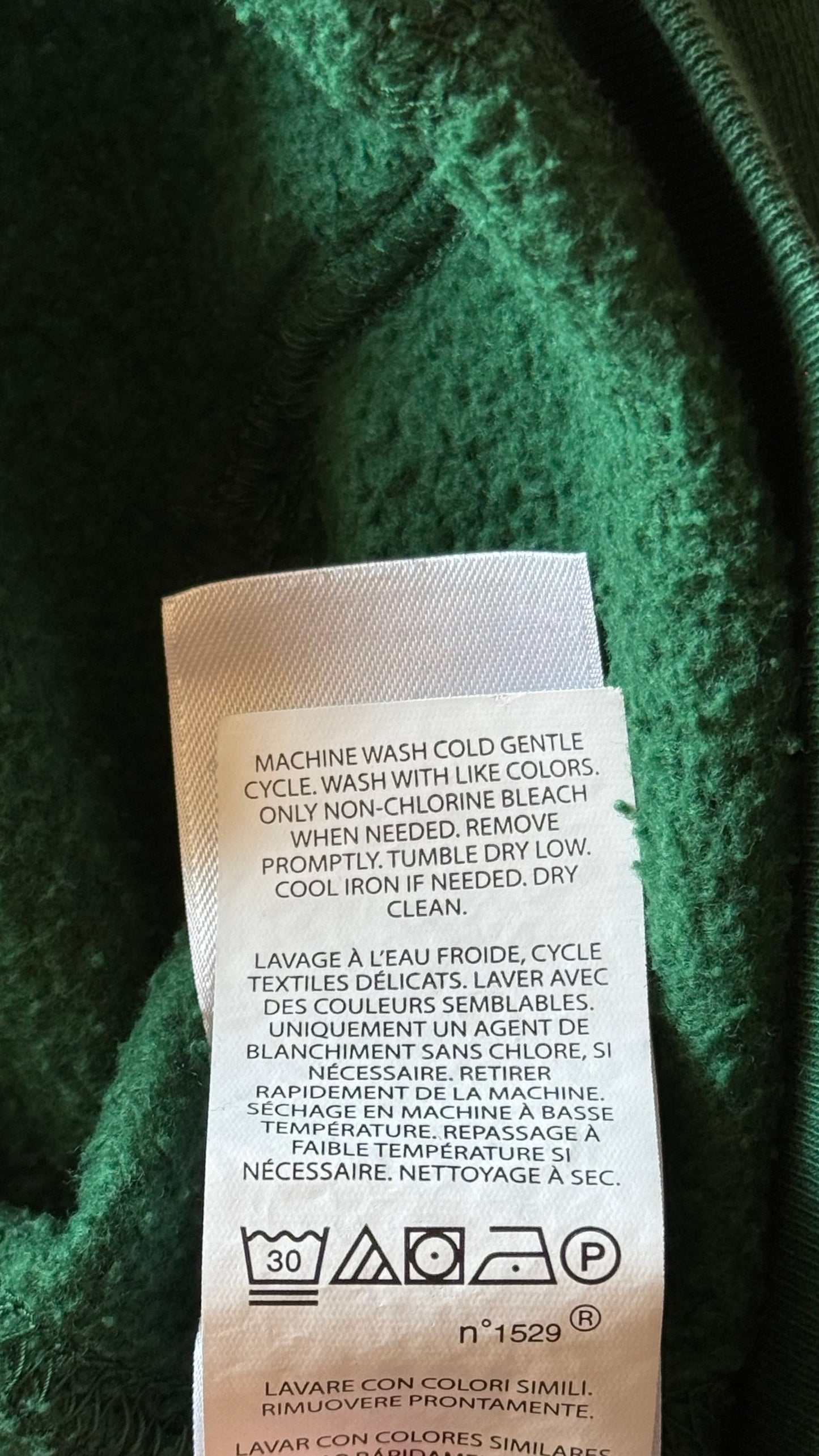 Sweat à capuche vert foncé Ralph Lauren - XS/S