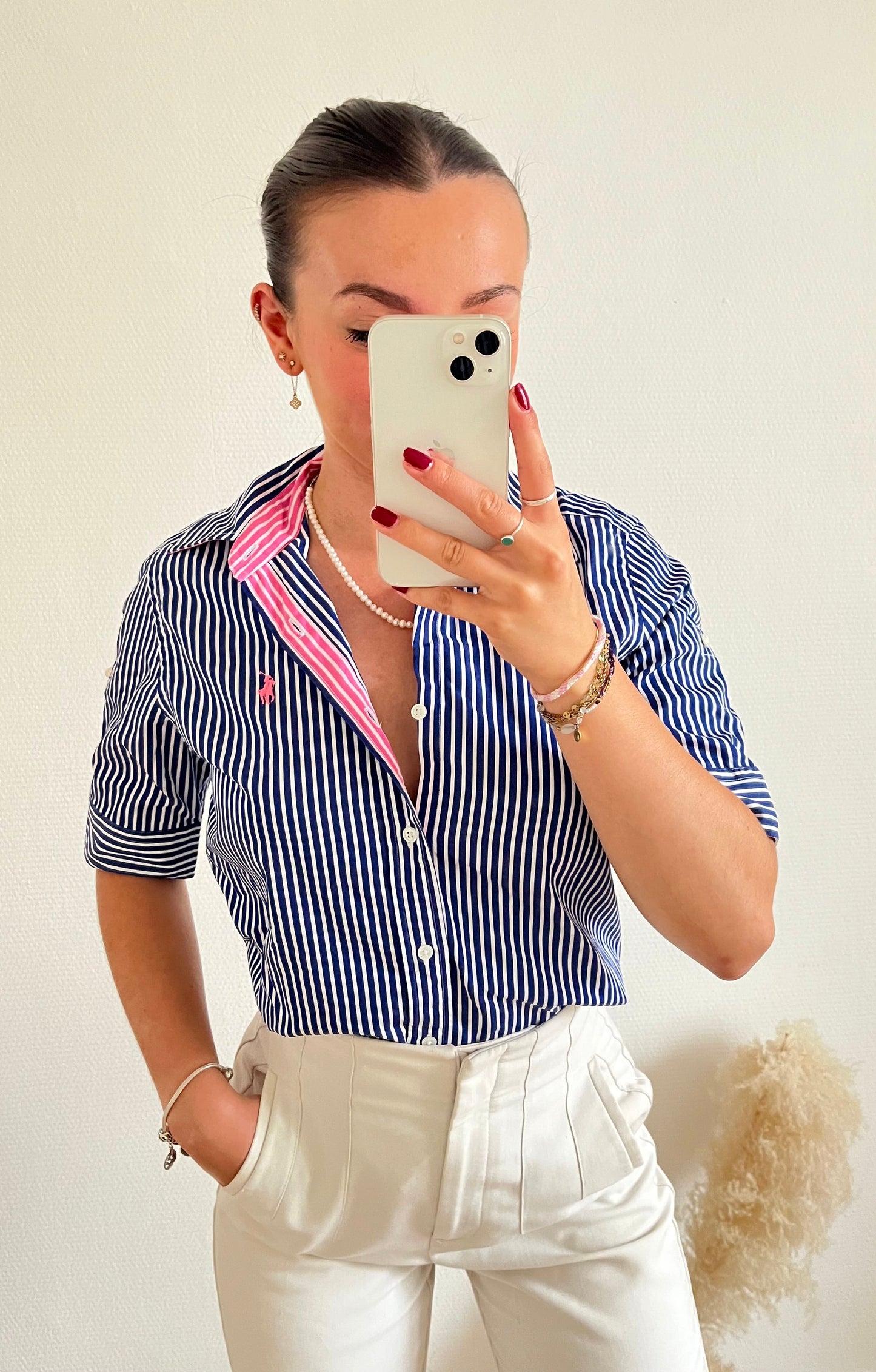 Chemise rayée manches courtes Ralph Lauren - S