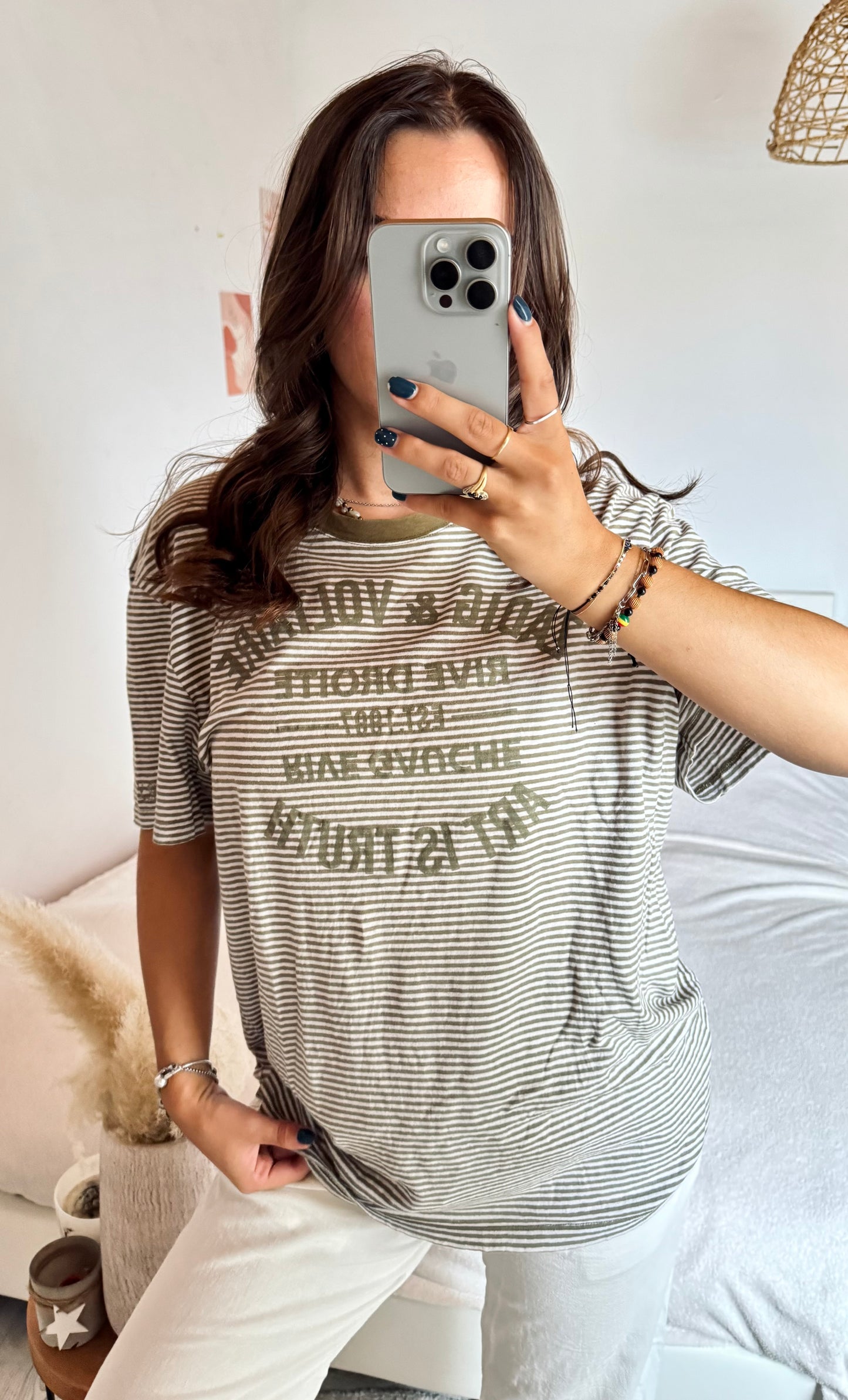 T-shirt rayée Zadig & Voltaire - L