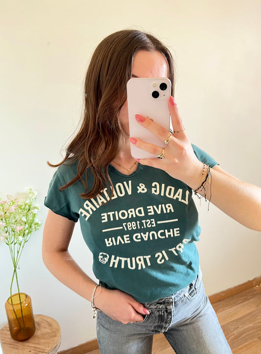 T-shirt vert Zadig & Voltaire - S