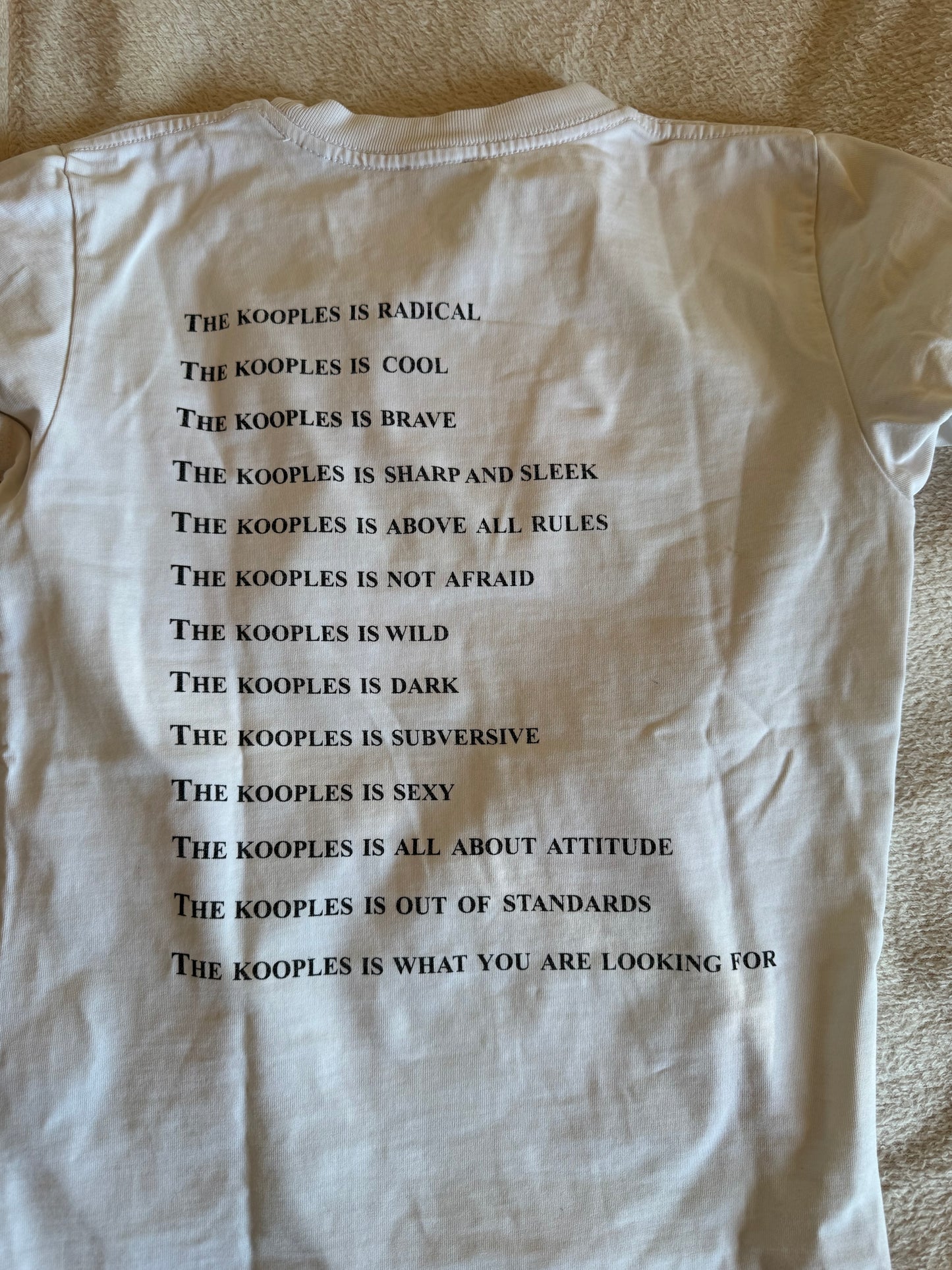 T-shirt The Kooples « What is » zébré - S