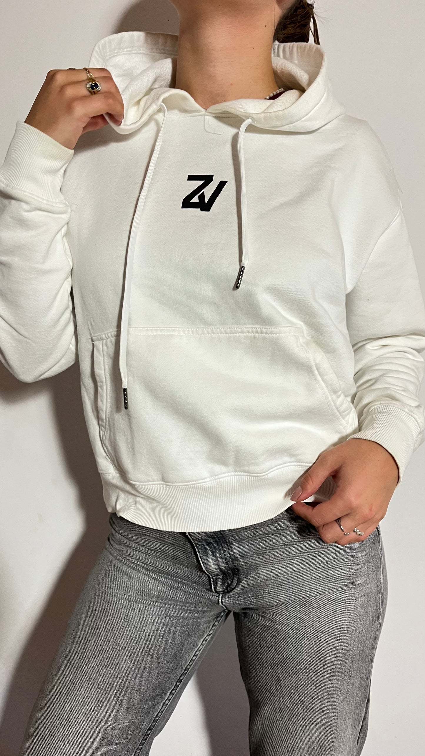 Sweat blanc motifs dans le dos Zadig & Voltaire - XS/S