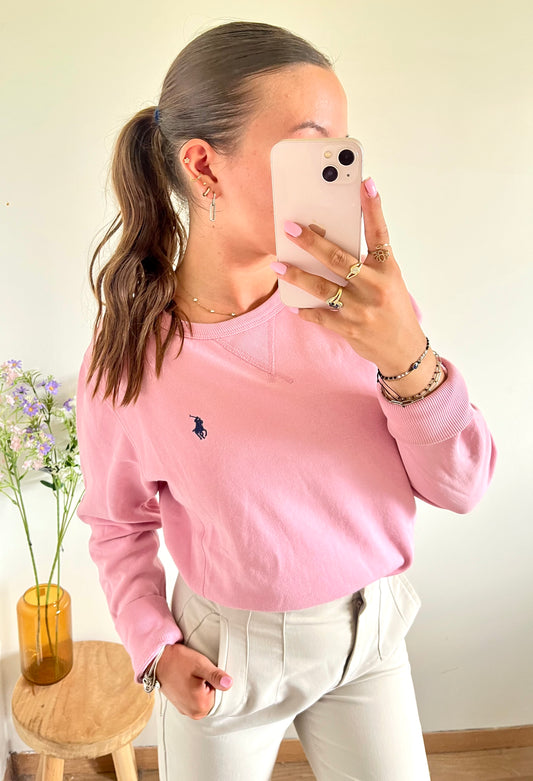 Pull rose pastel Ralph Lauren - M