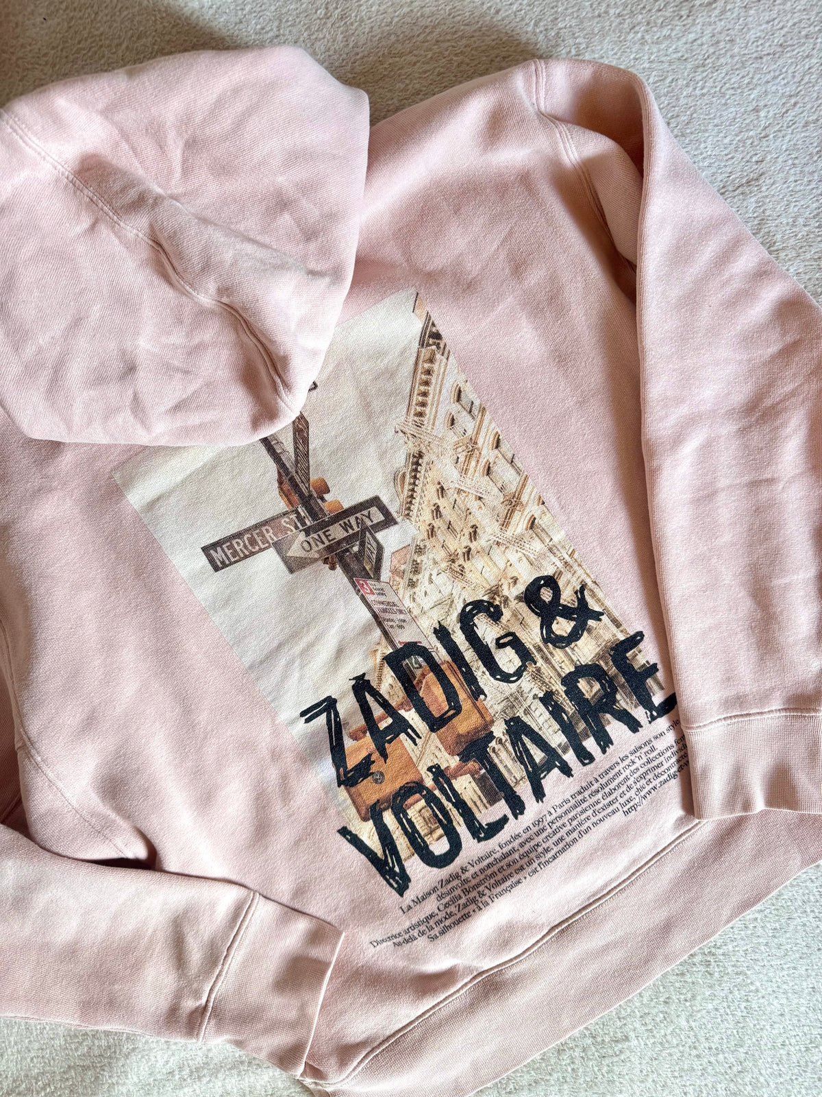 Sweat à capuche rose Zadig & Voltaire rose - S