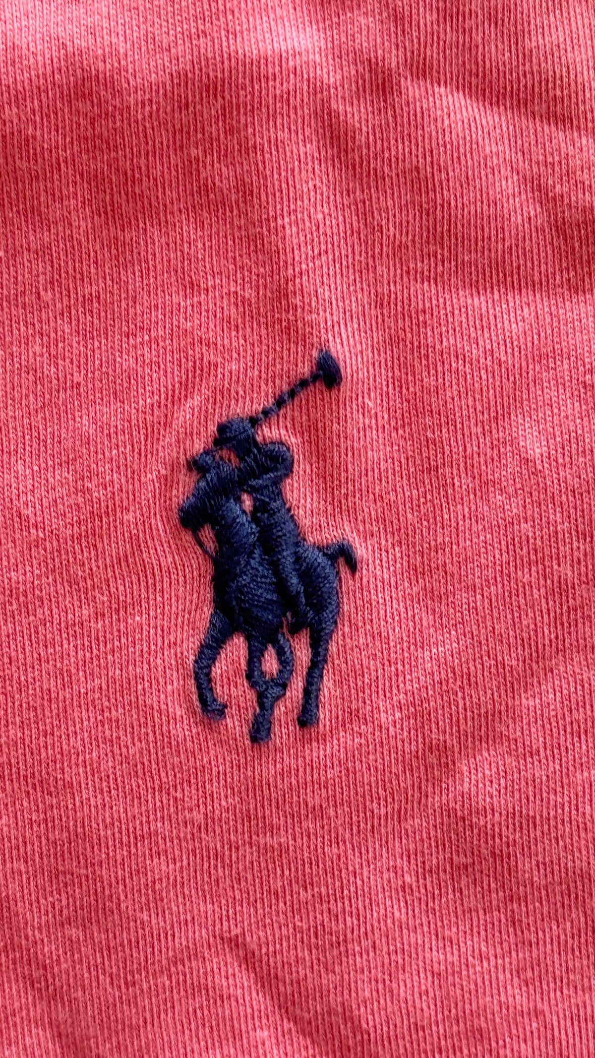 T-shirt col V corail Ralph Lauren - XL