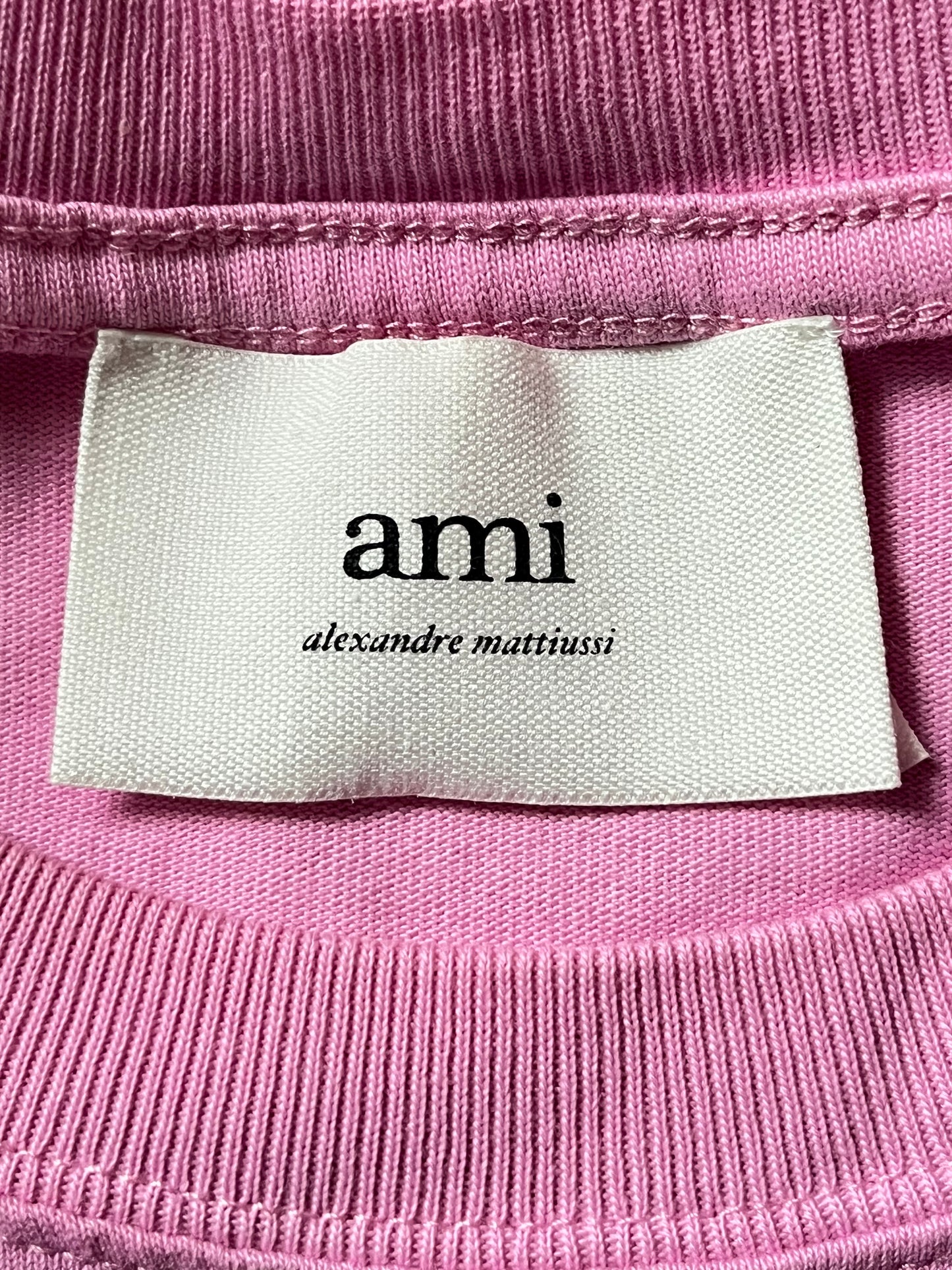 T-shirt rose Ami Paris - M homme / L femme