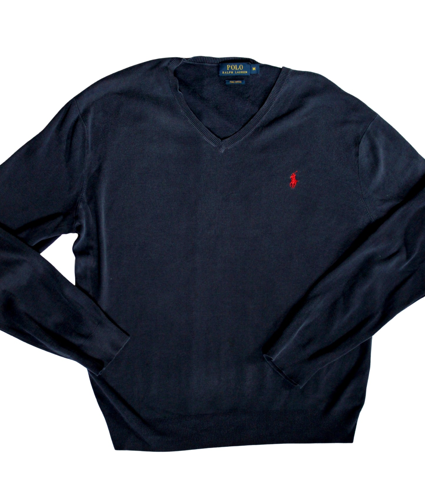 Pull col V marine - M