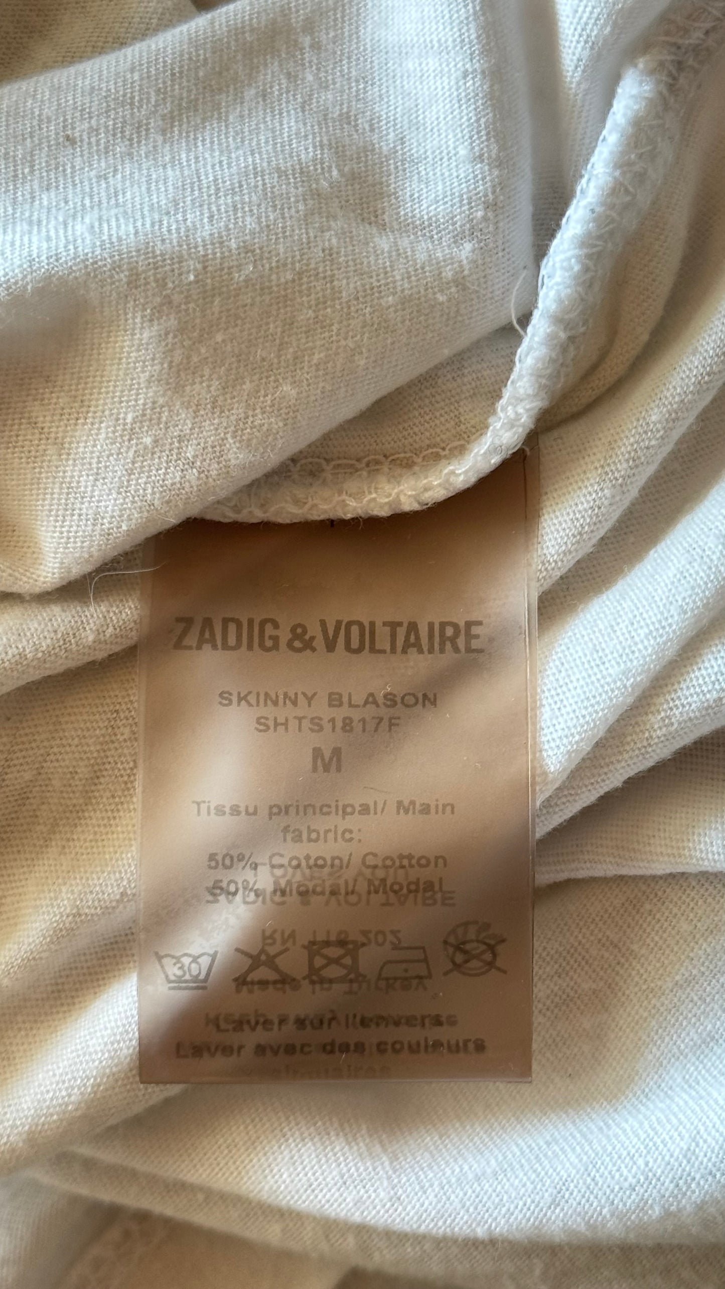 T-shirt Zadig & Voltaire blanc - M