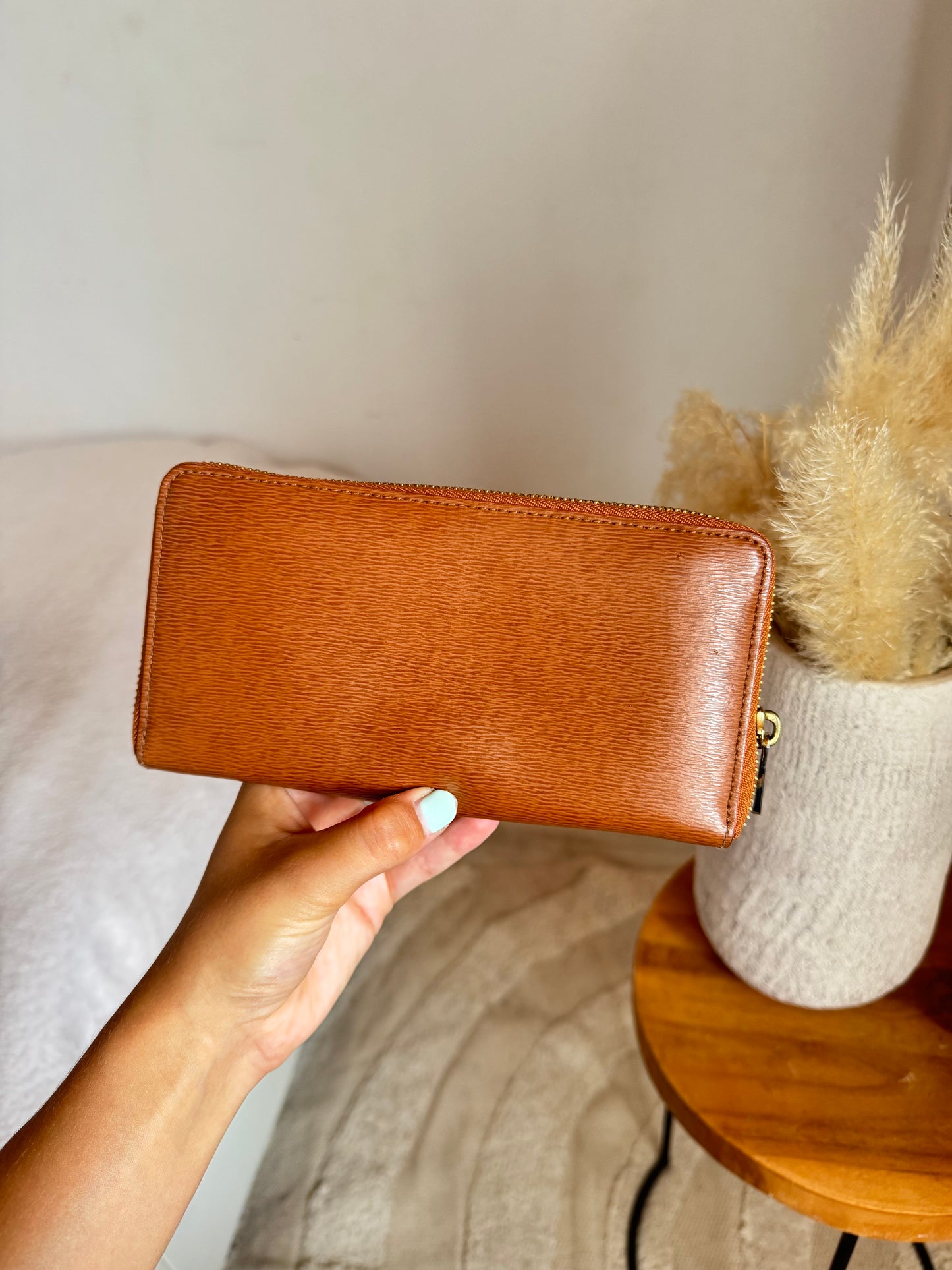 Porte-monnaie marron Ralph Lauren