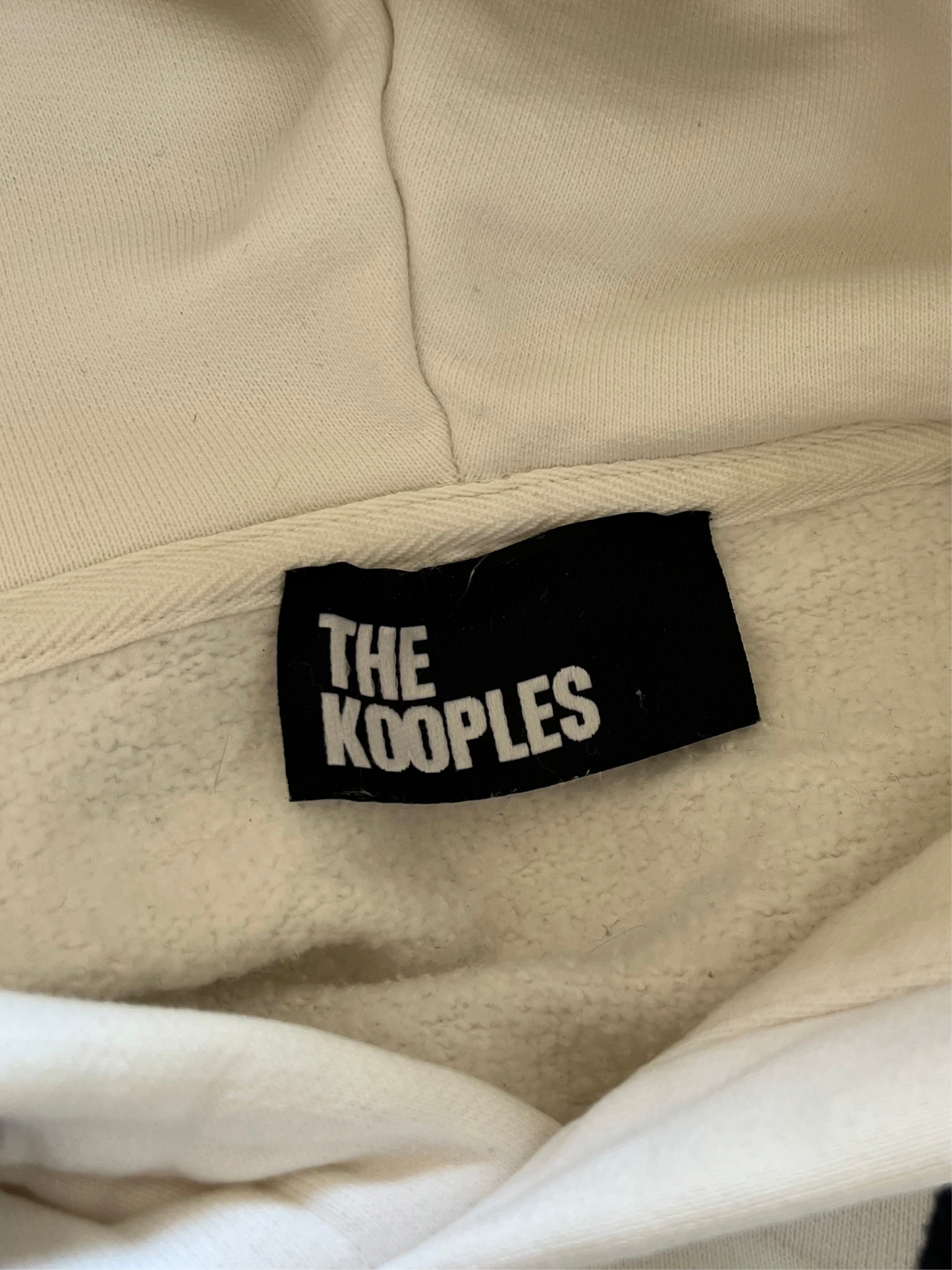 Sweat à capuche blanc The Kooples - S